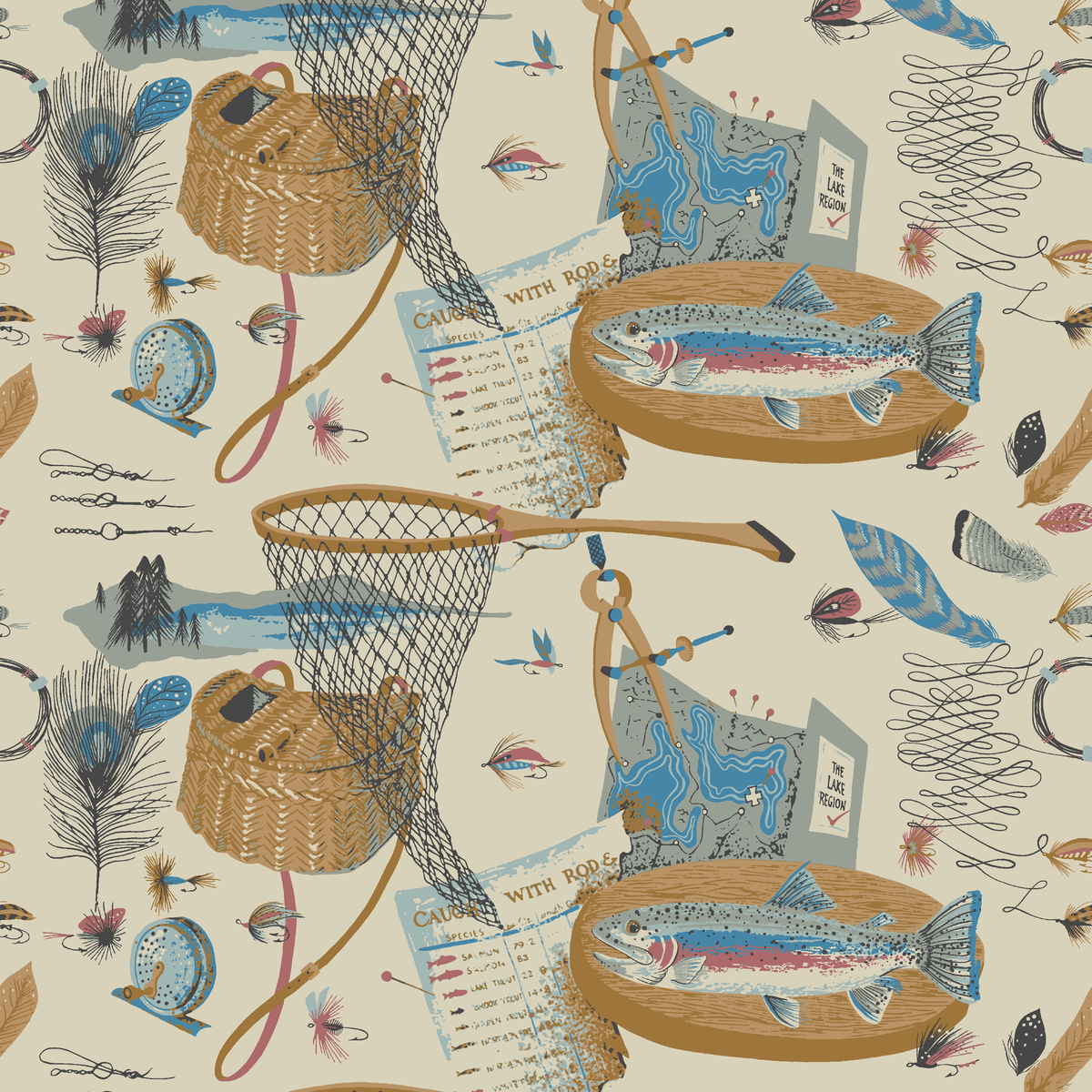 Ensley on Mineral Wallpaper