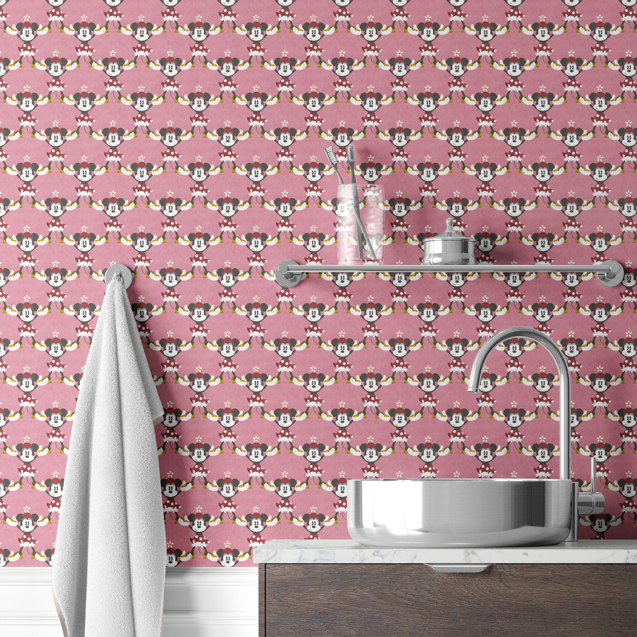  wallpaper bath mockup