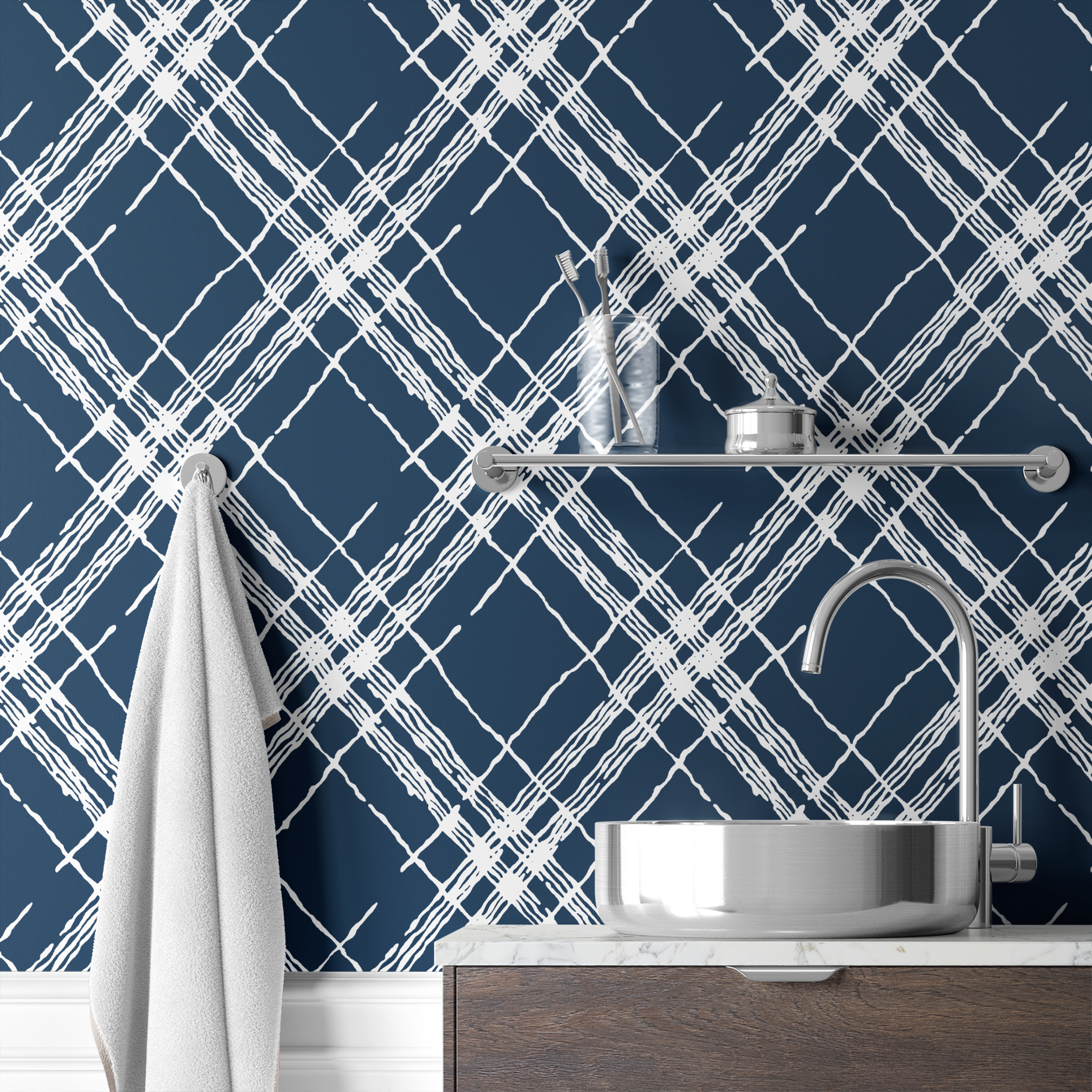  wallpaper bath mockup