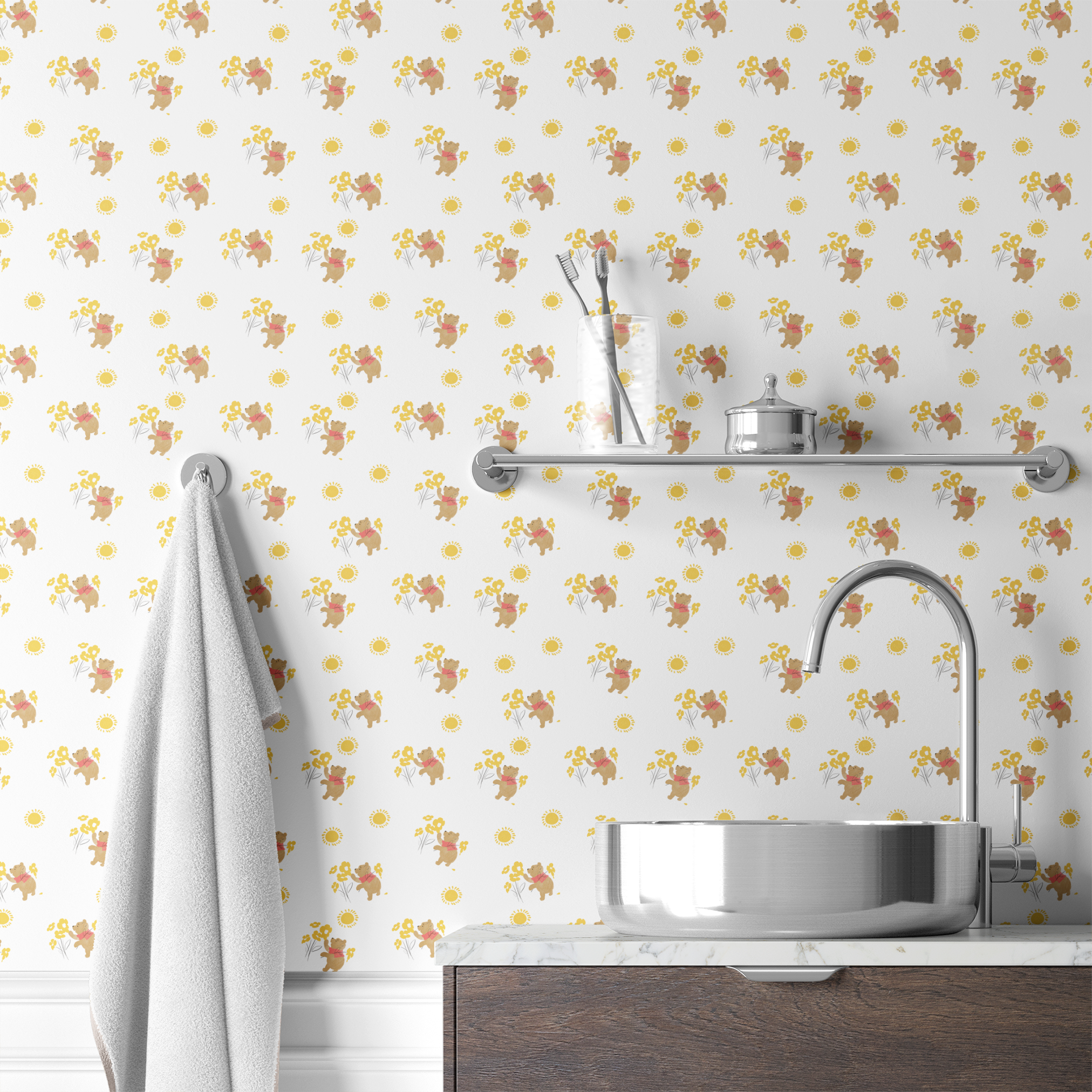  wallpaper bath mockup