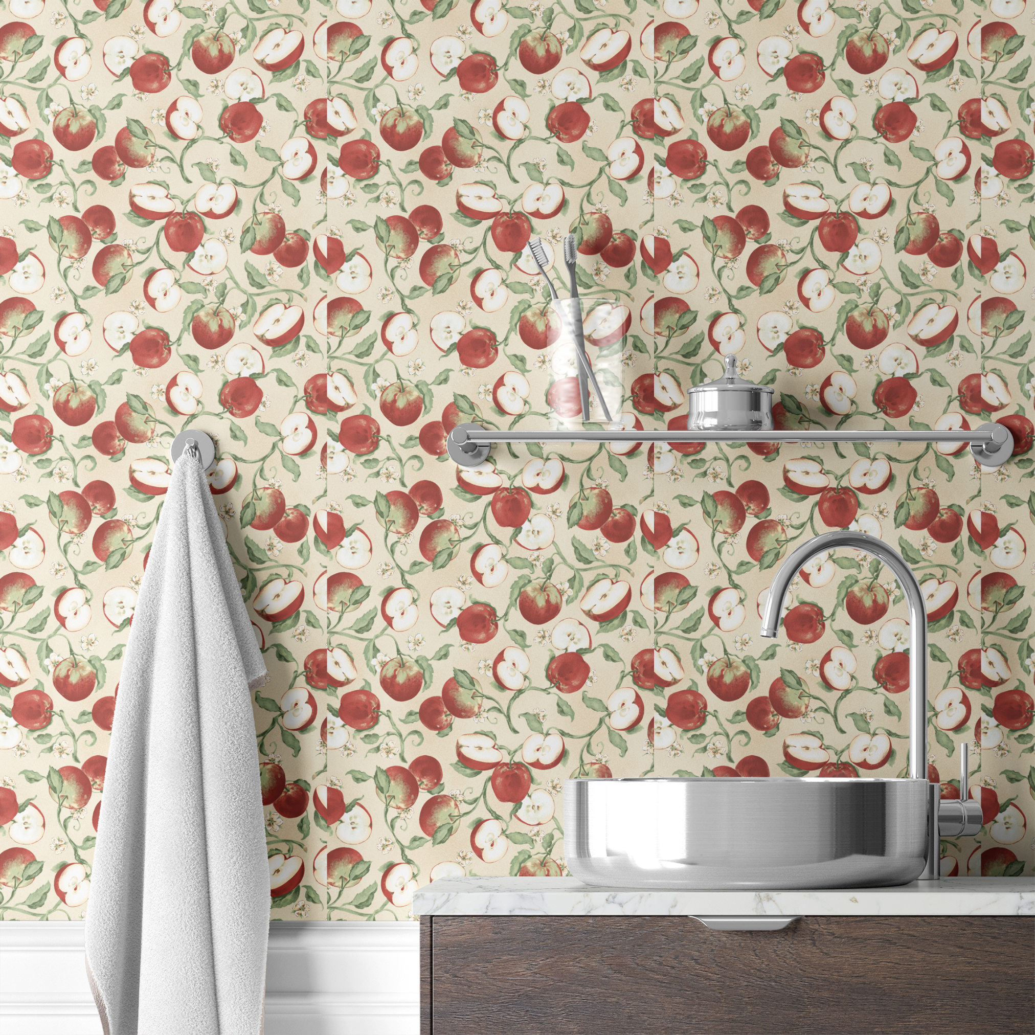  wallpaper bath mockup