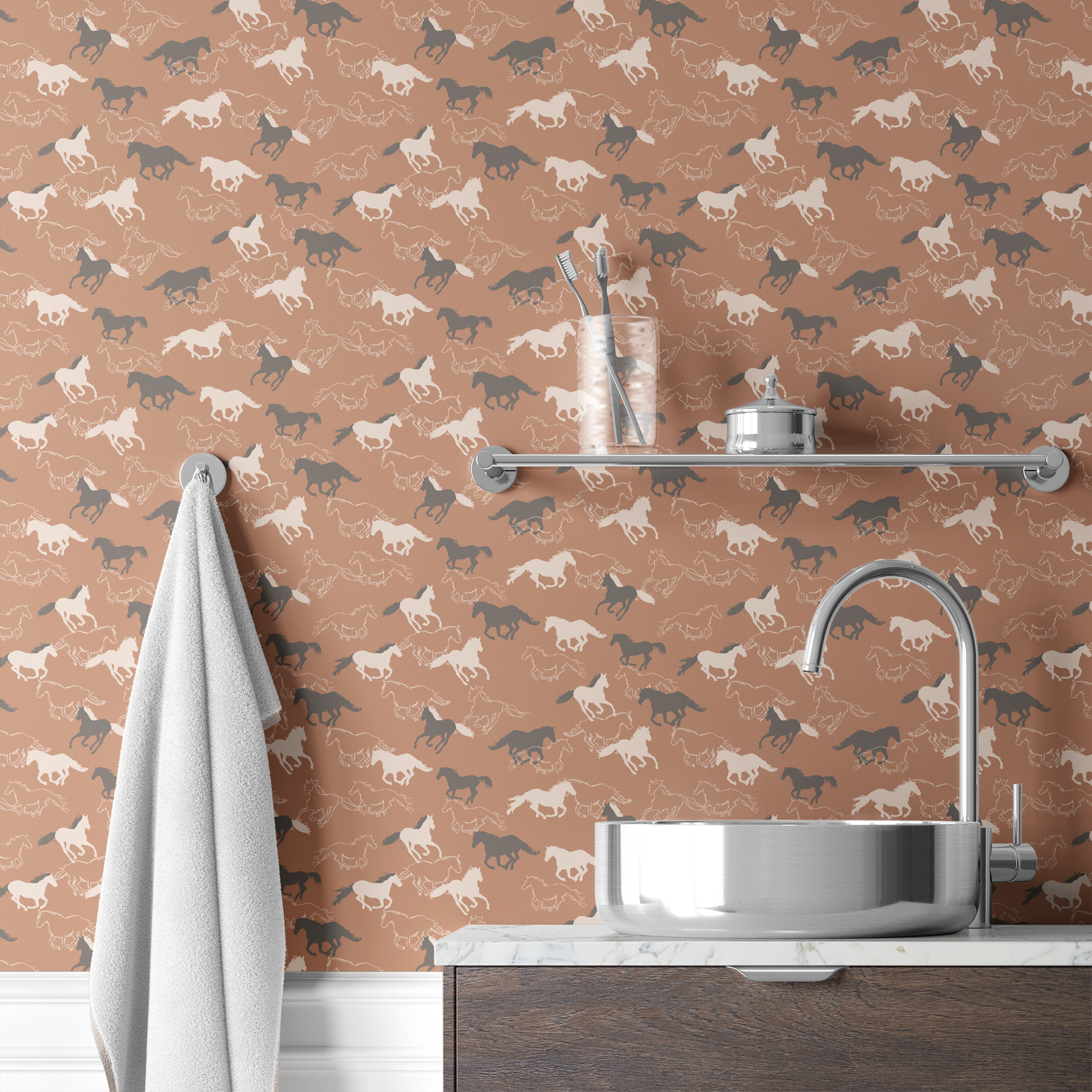  wallpaper bath mockup