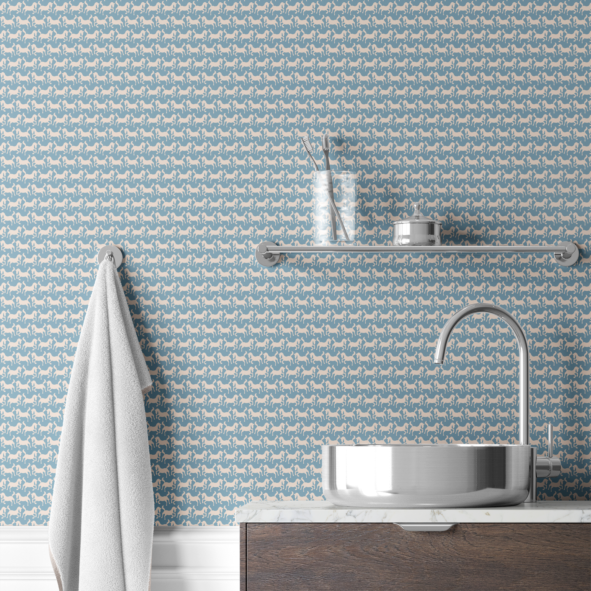  wallpaper bath mockup