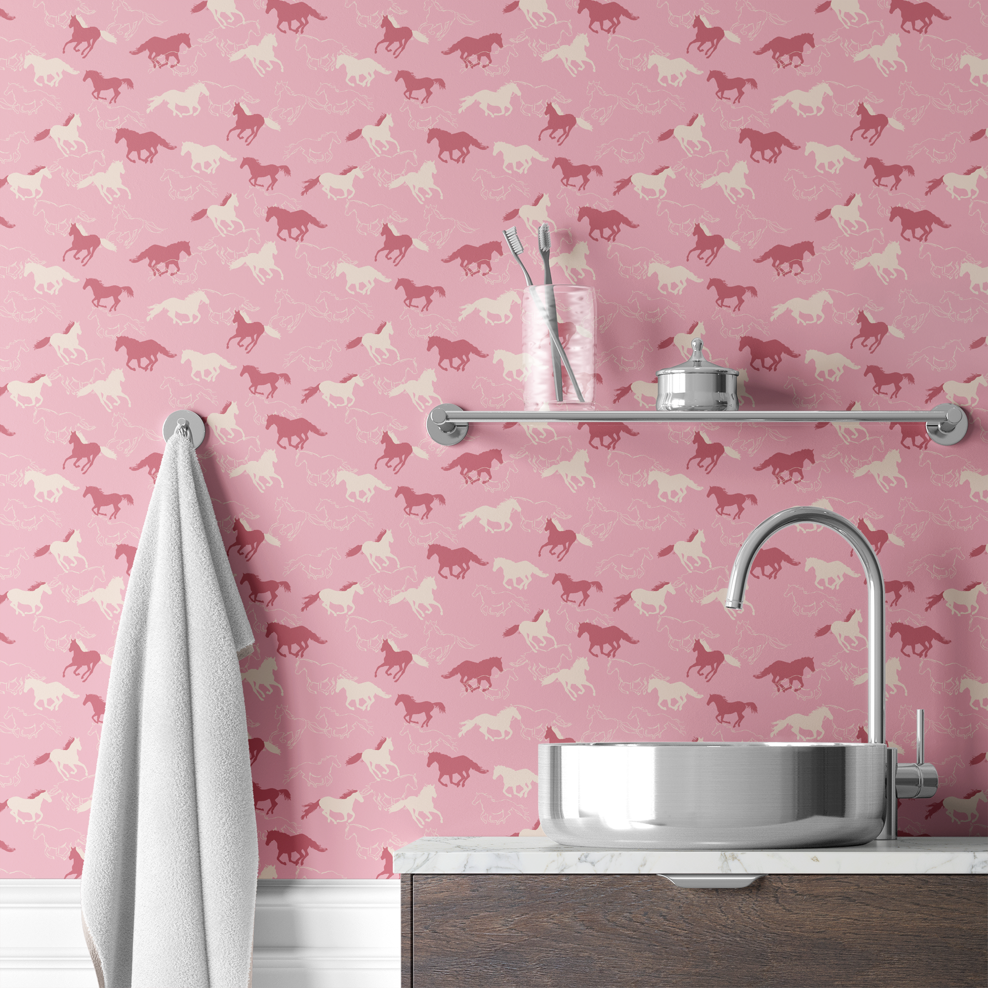  wallpaper bath mockup