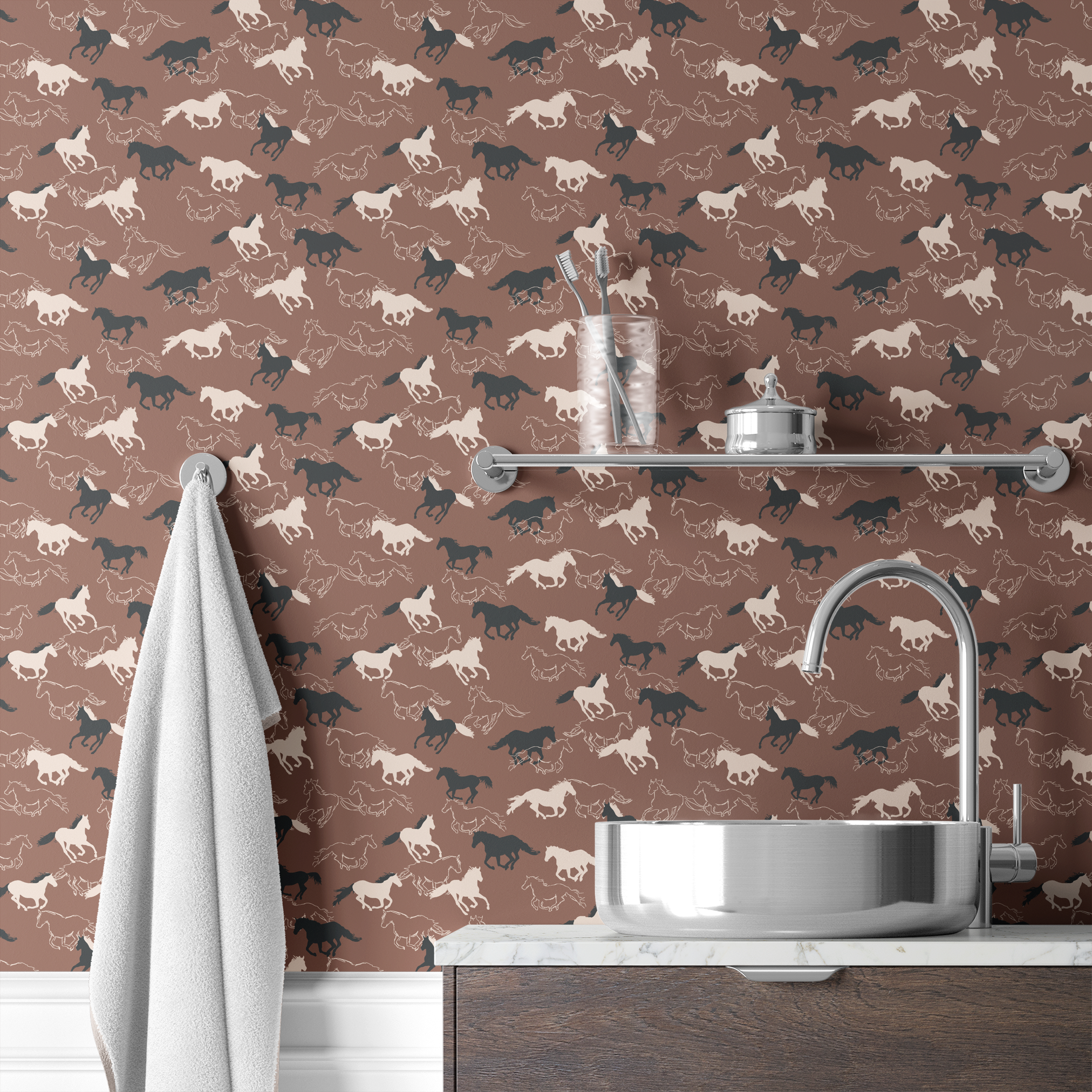  wallpaper bath mockup