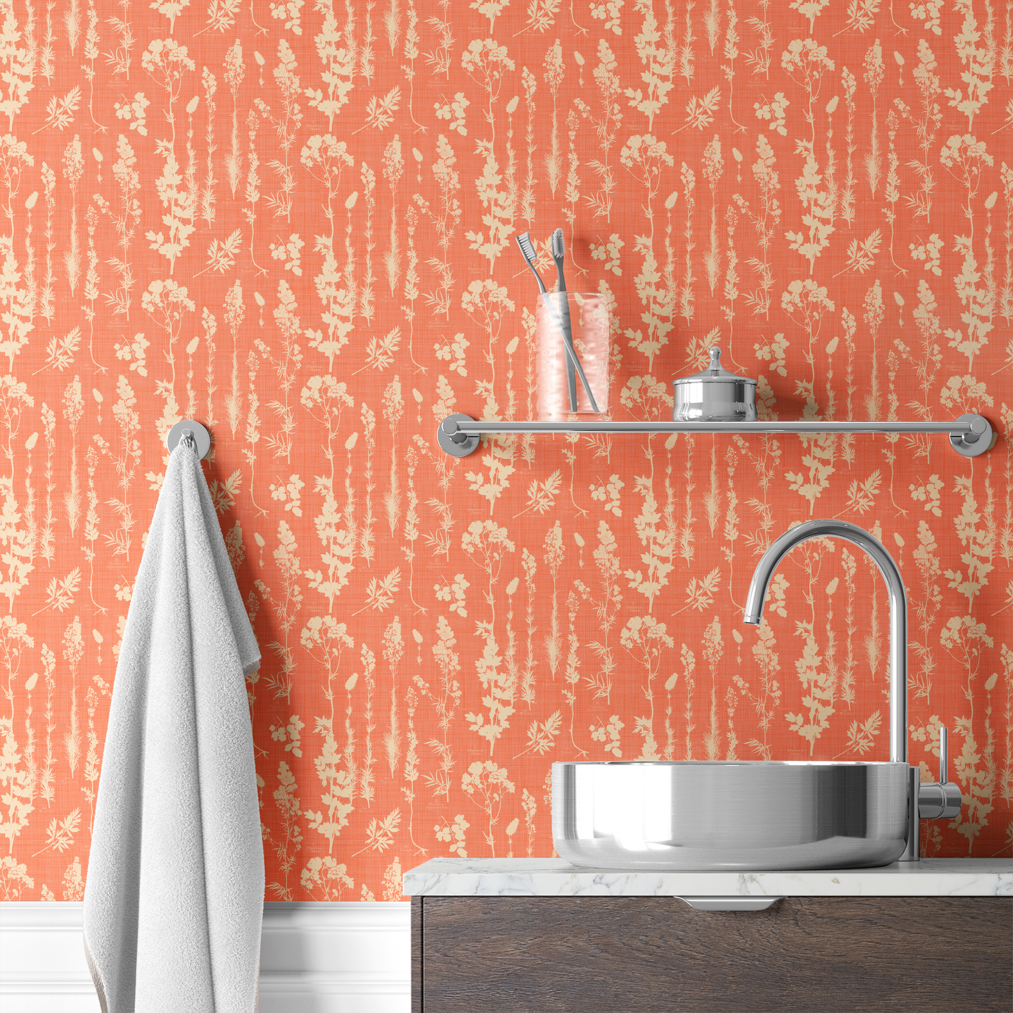  wallpaper bath mockup