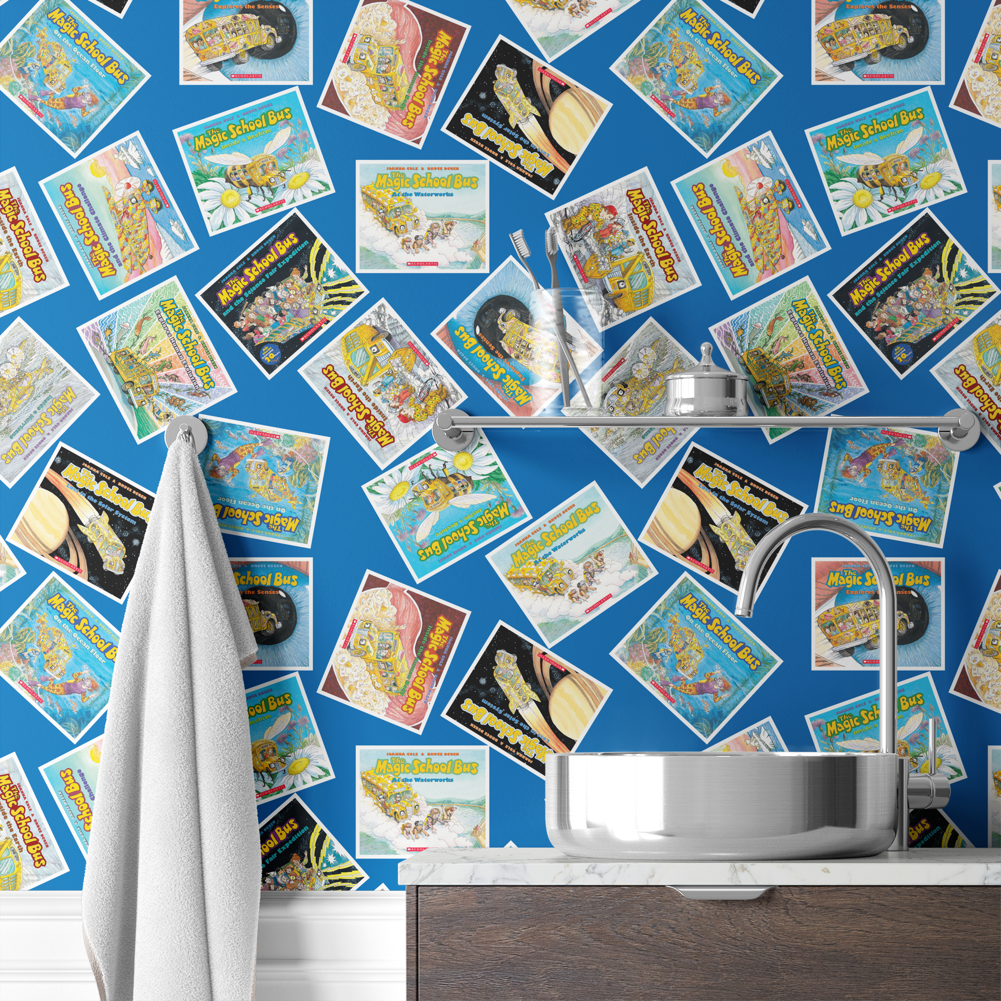  wallpaper bath mockup