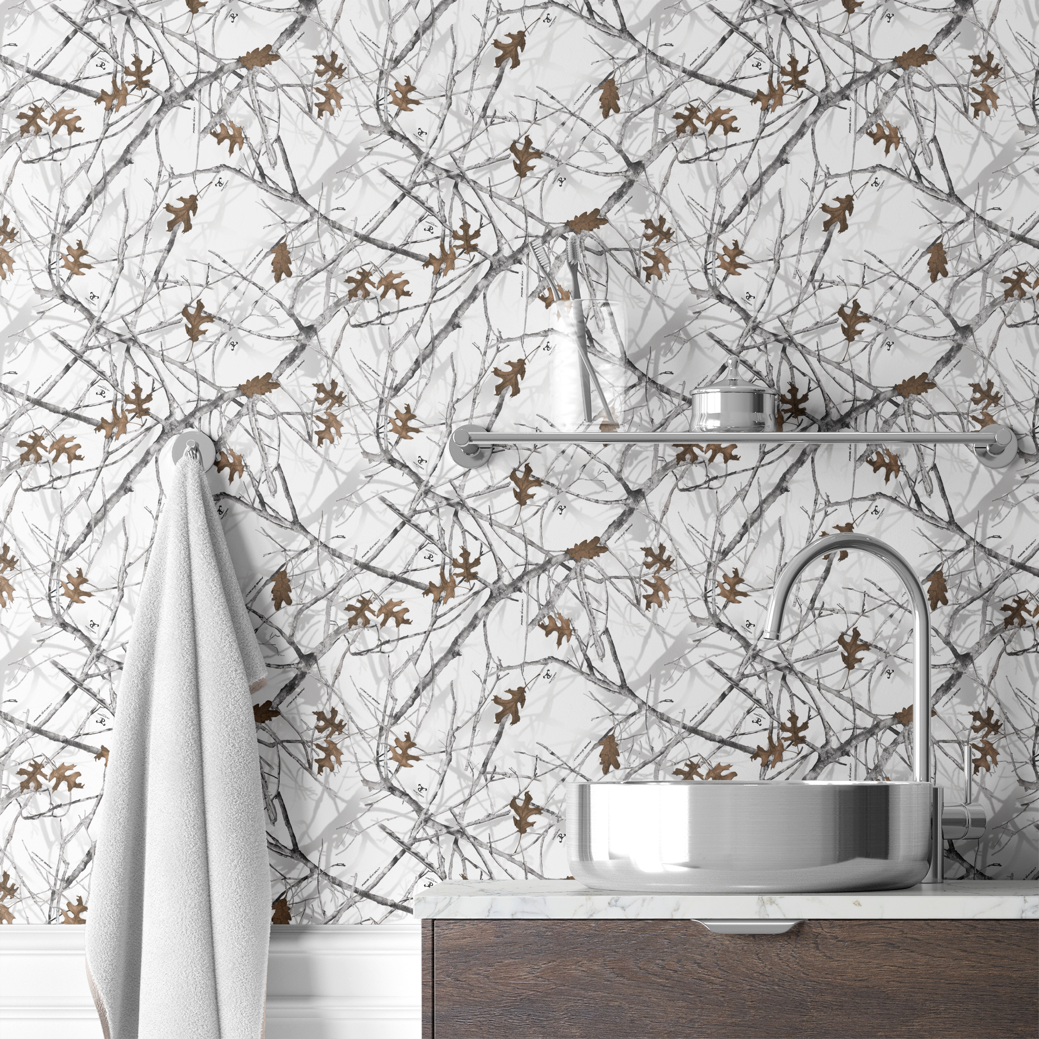  wallpaper bath mockup