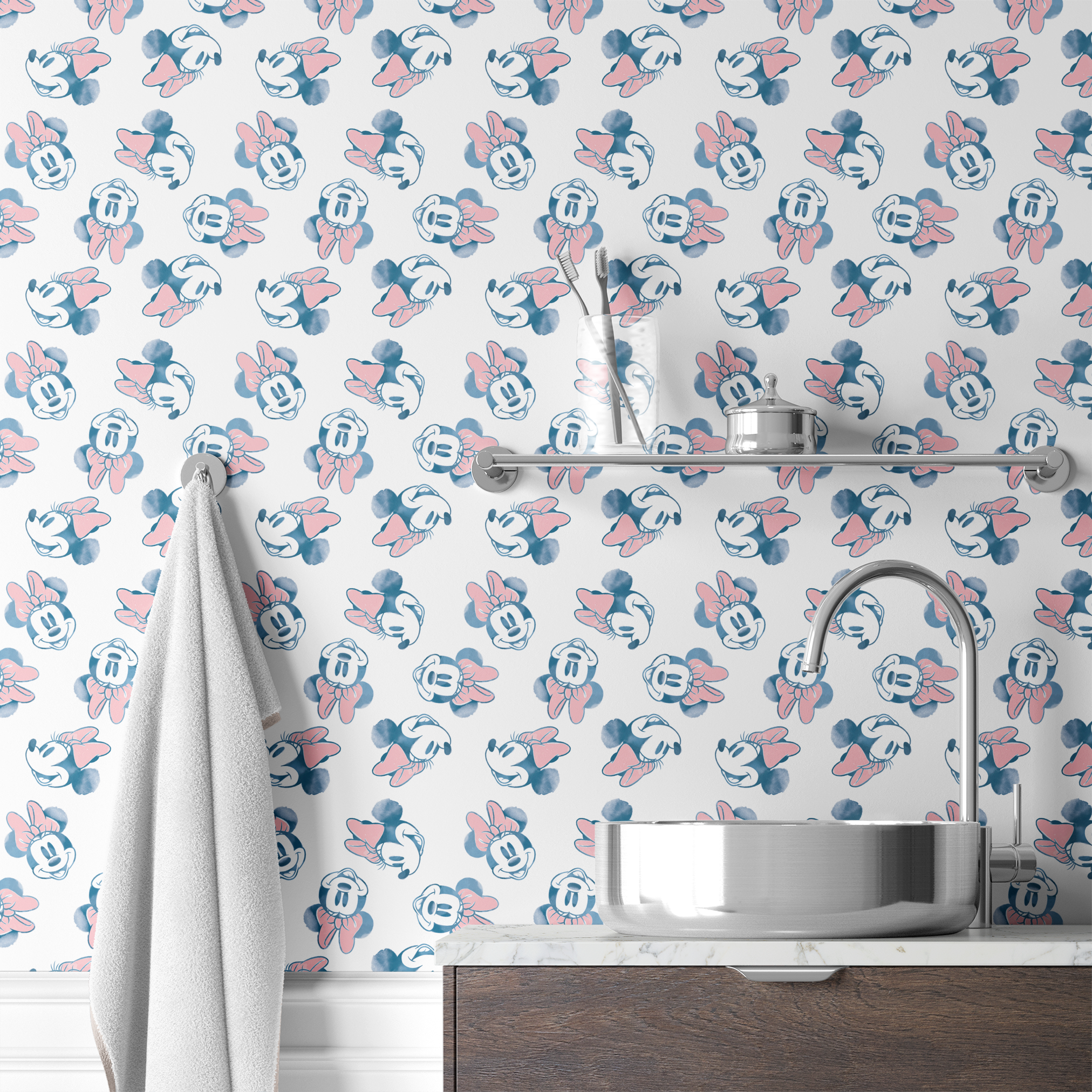  wallpaper bath mockup