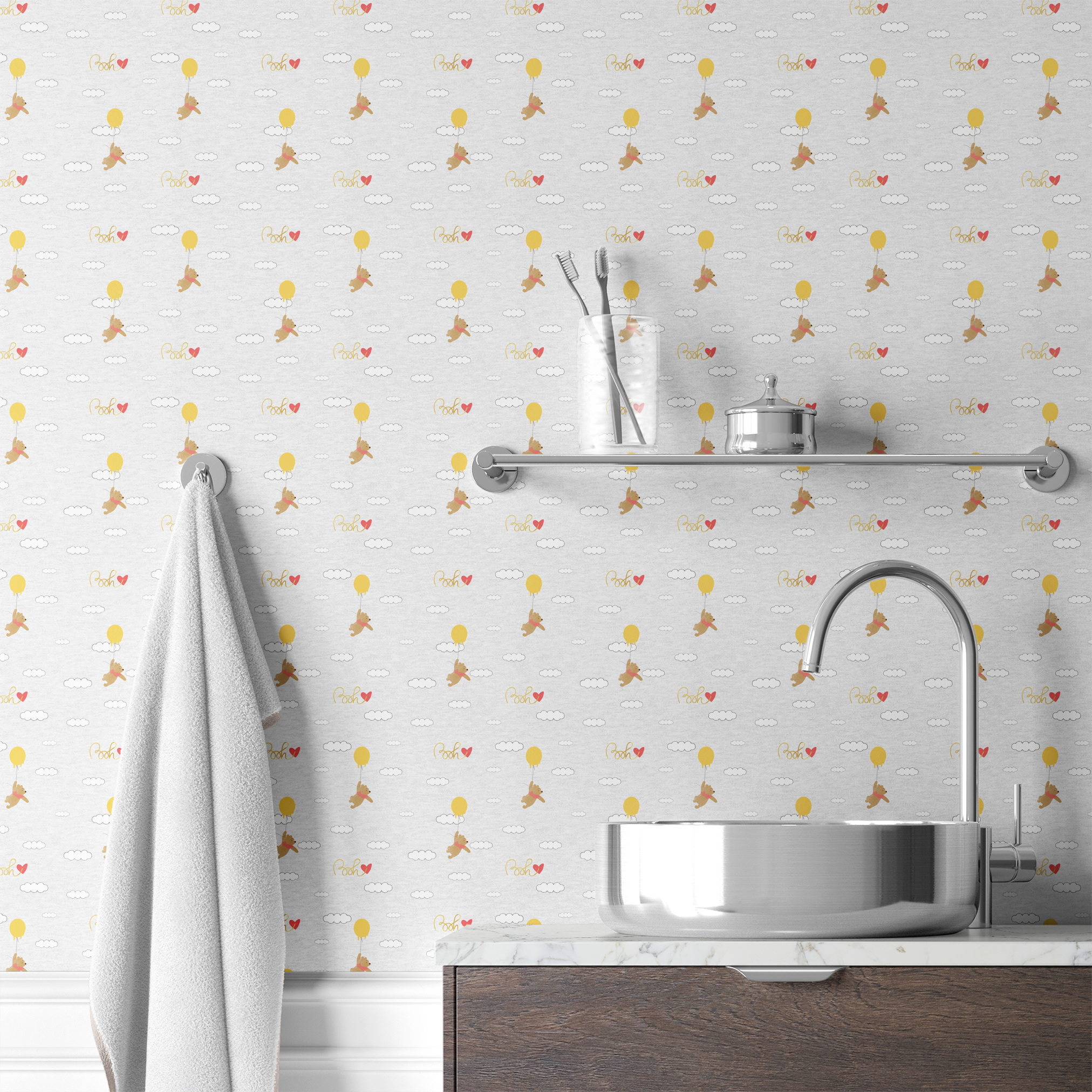  wallpaper bath mockup