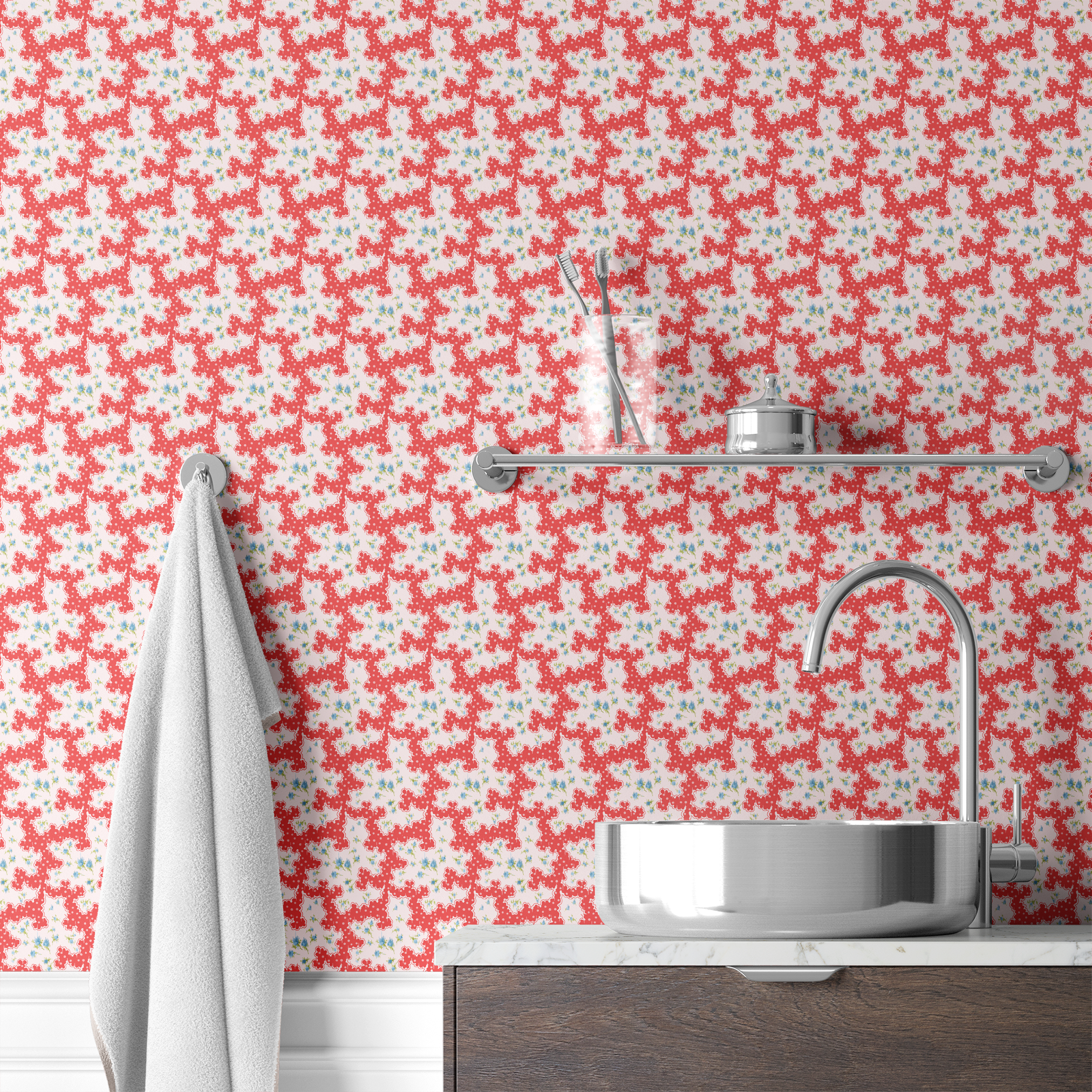  wallpaper bath mockup
