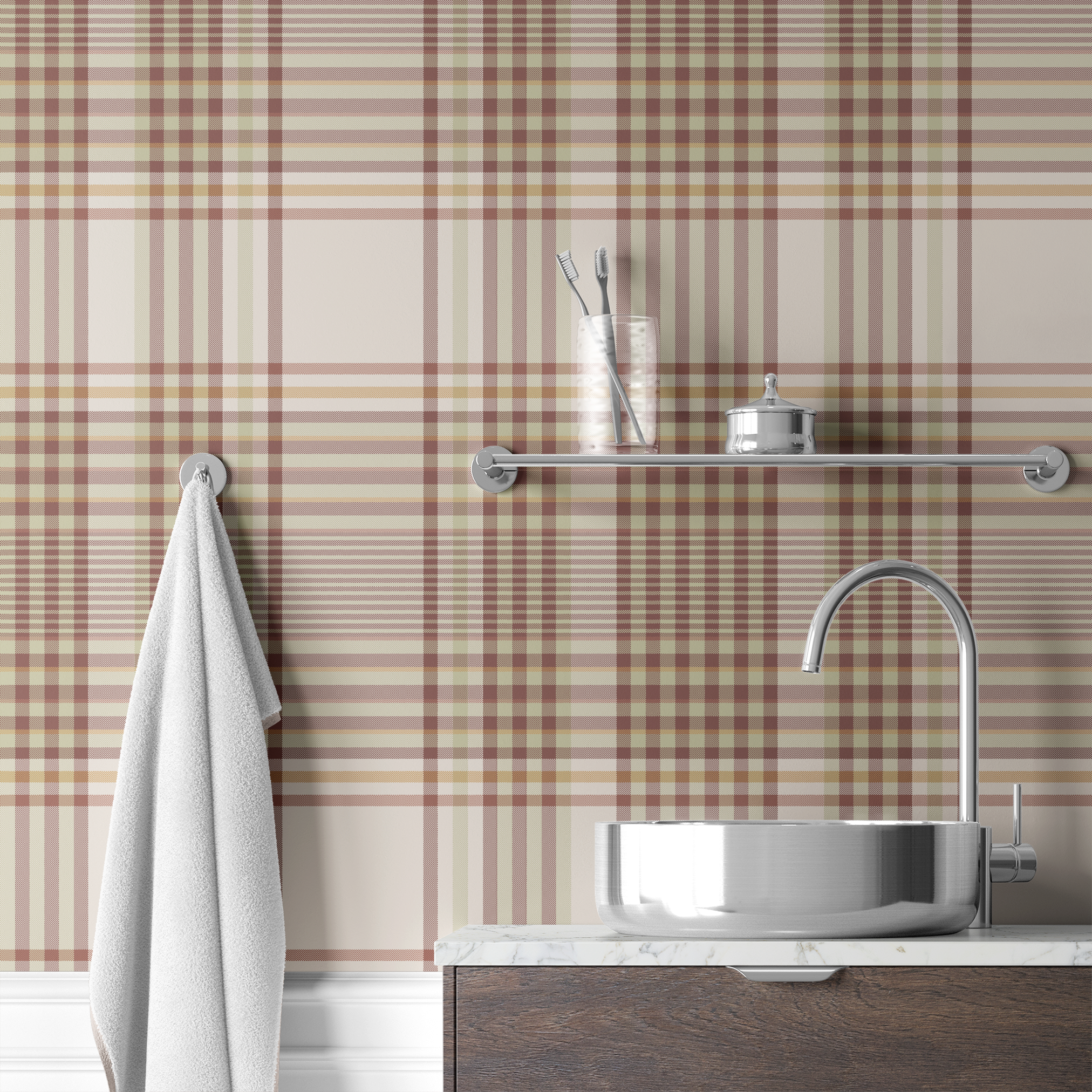 wallpaper bath mockup