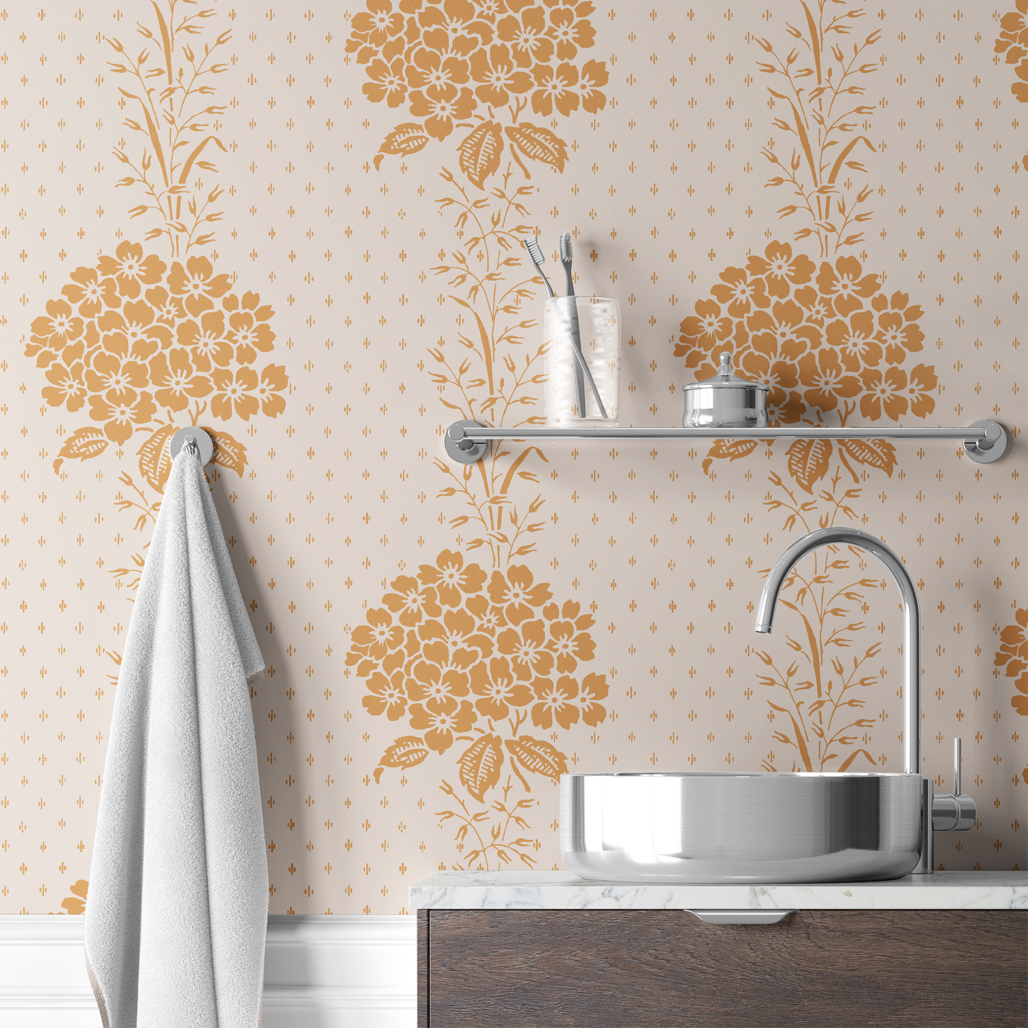  wallpaper bath mockup