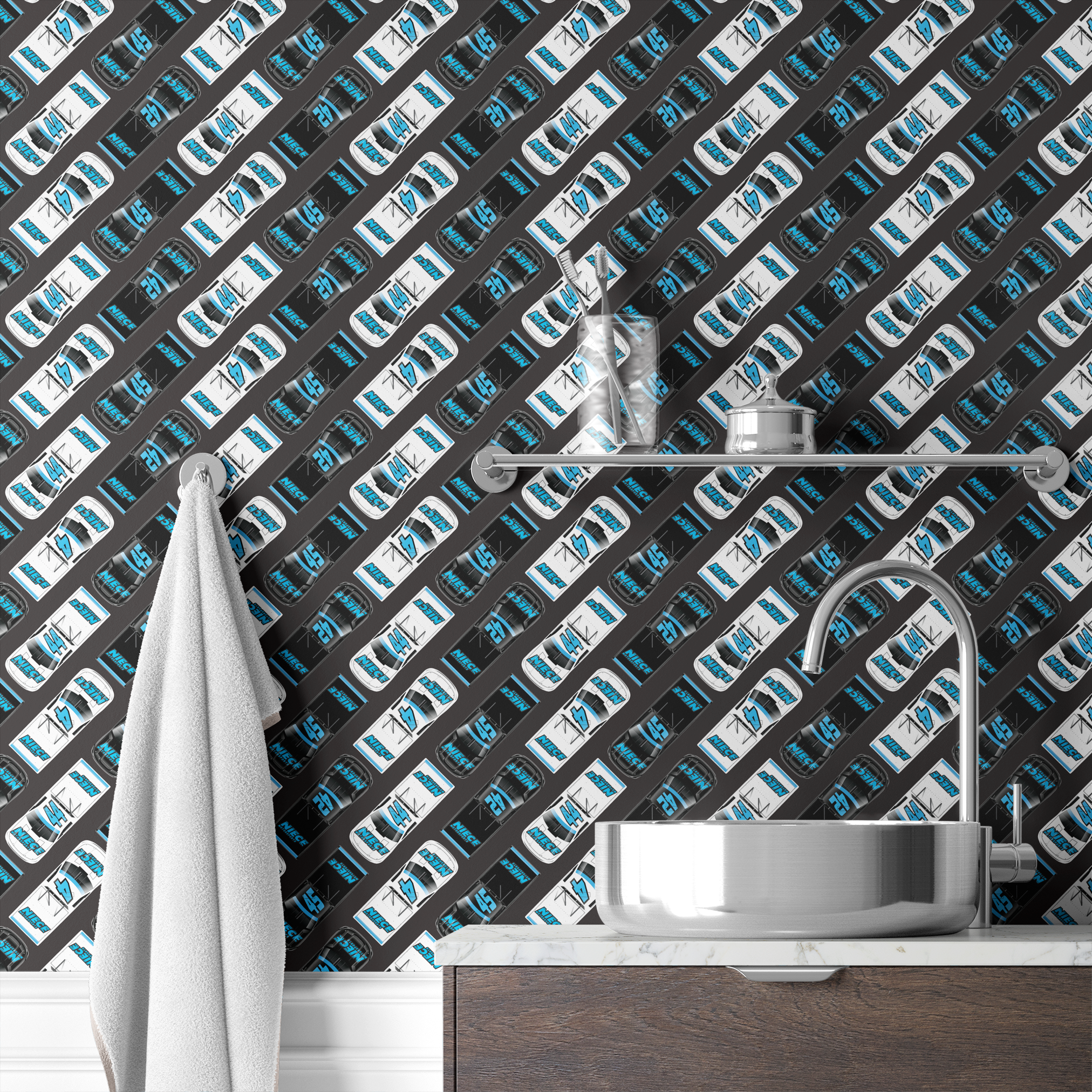  wallpaper bath mockup