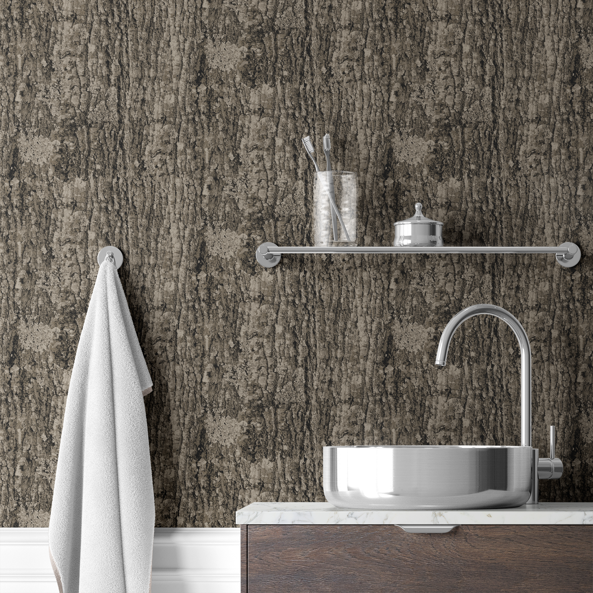  wallpaper bath mockup