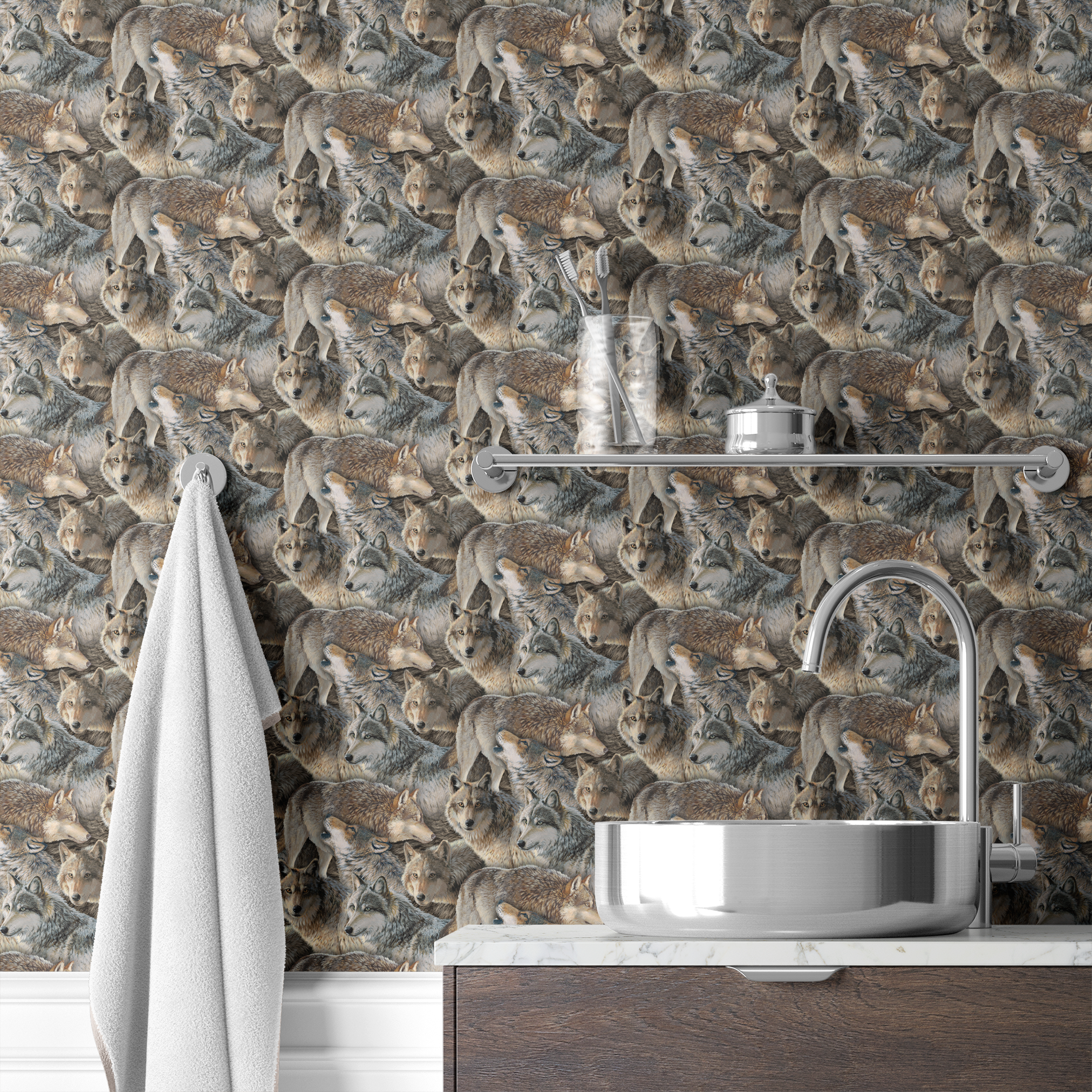  wallpaper bath mockup