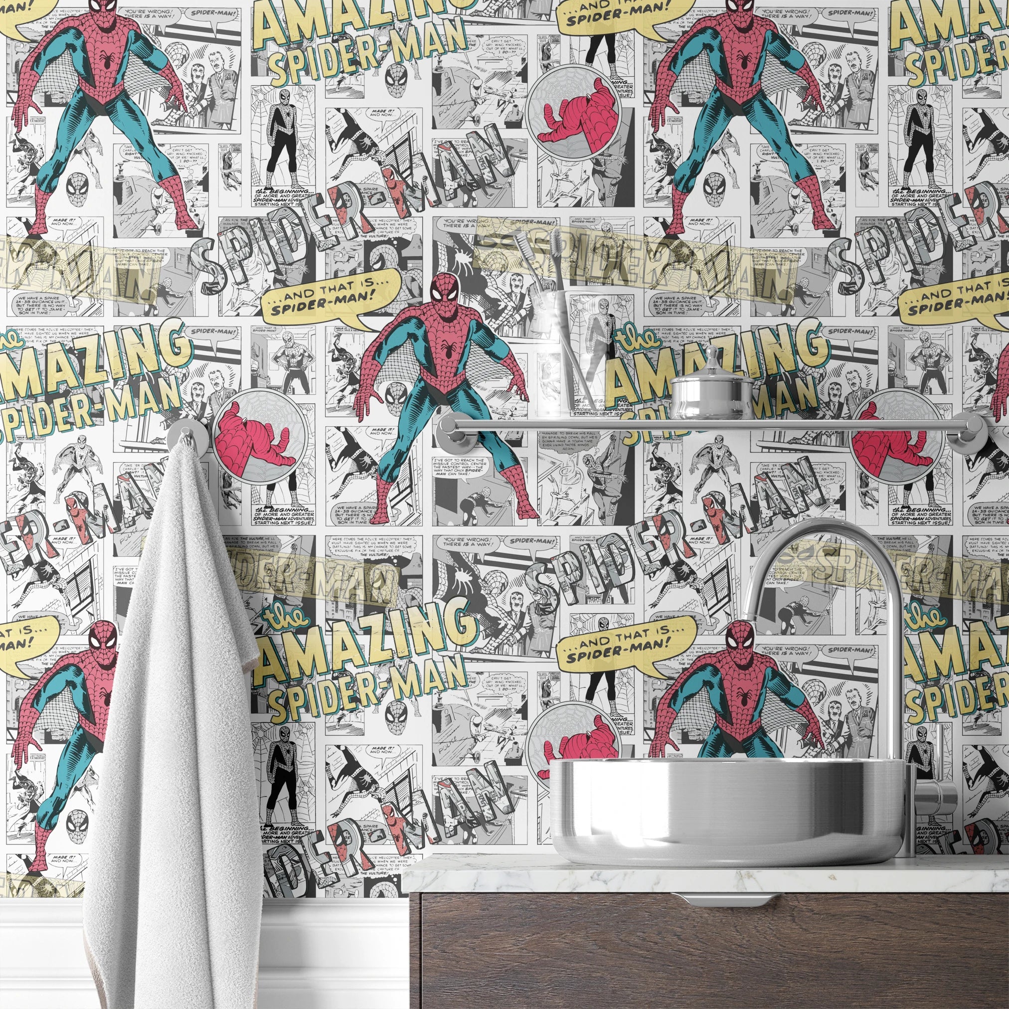  wallpaper bath mockup