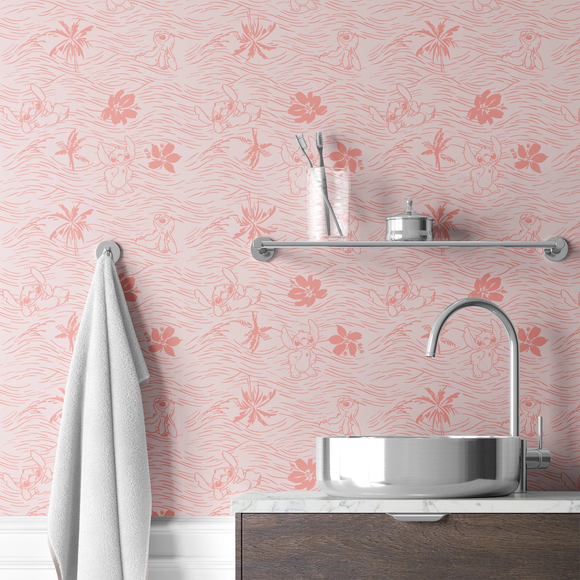  wallpaper bath mockup