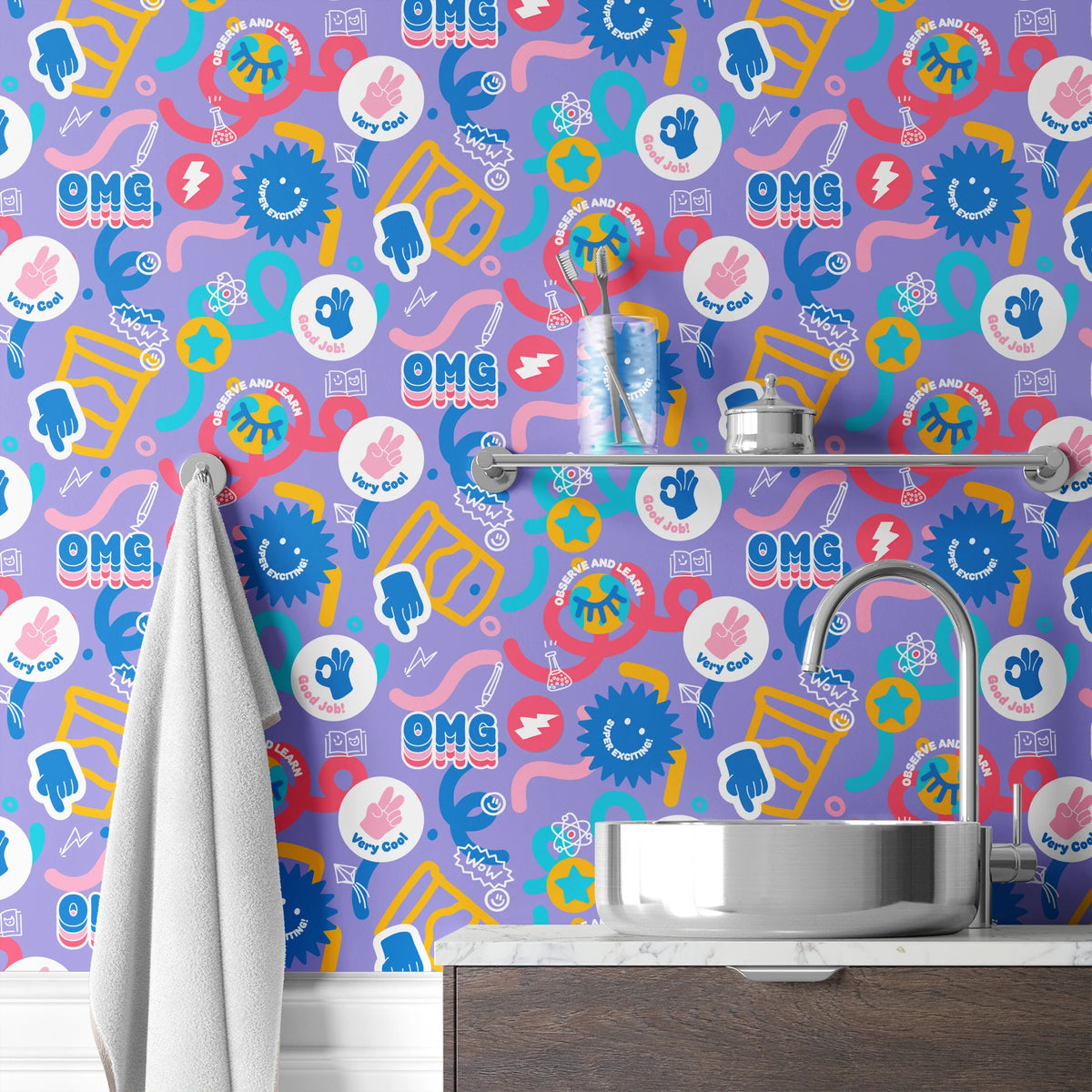 Hasbro Play-Doh Observe and Learn on Purple Wallpaper