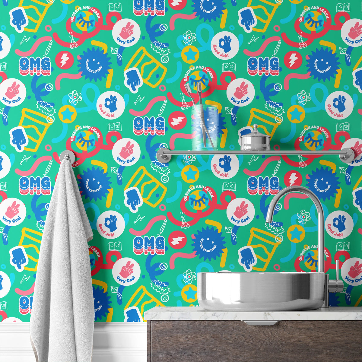 Hasbro Play-Doh Observe and Learn on Green Wallpaper