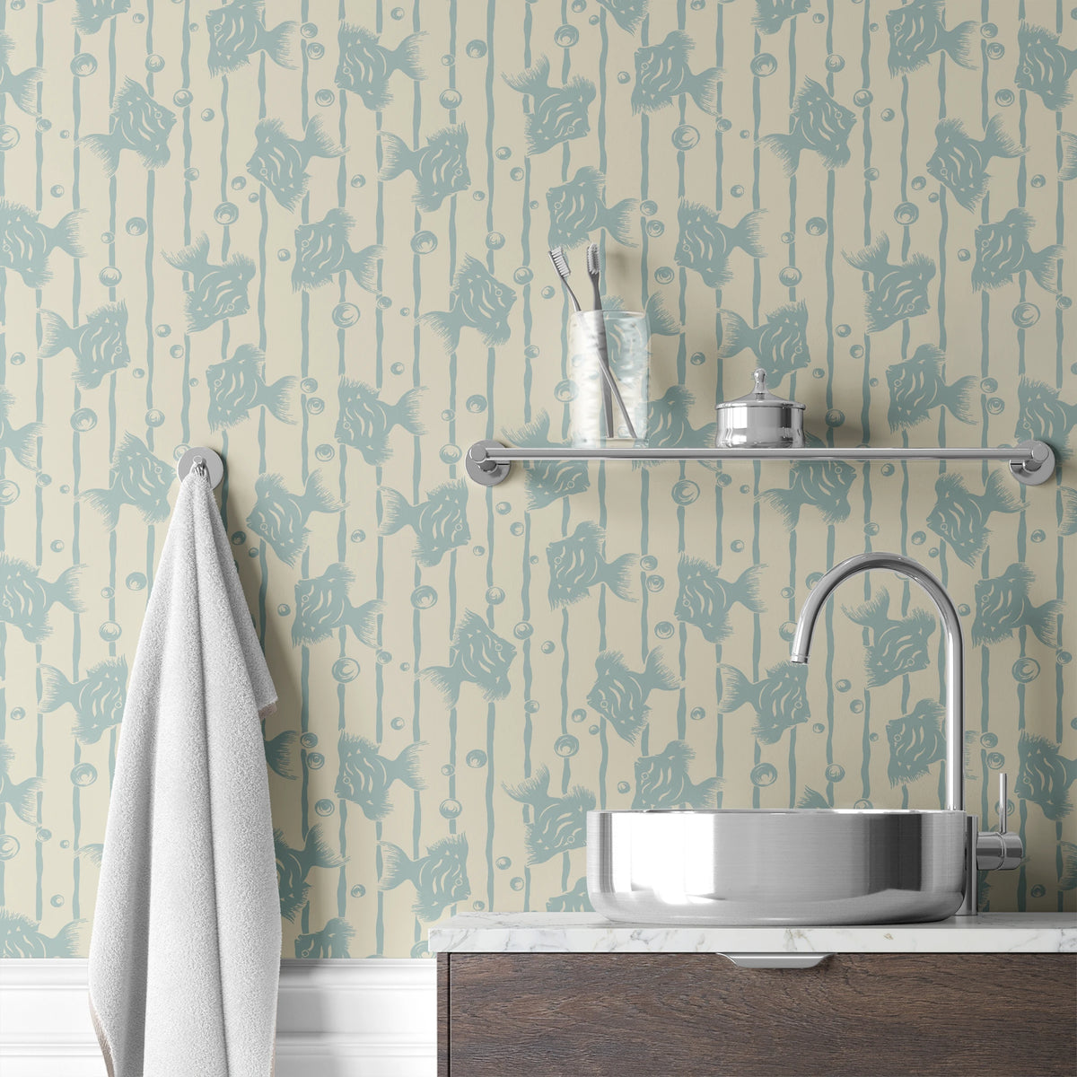 Danio on Mineral Wallpaper