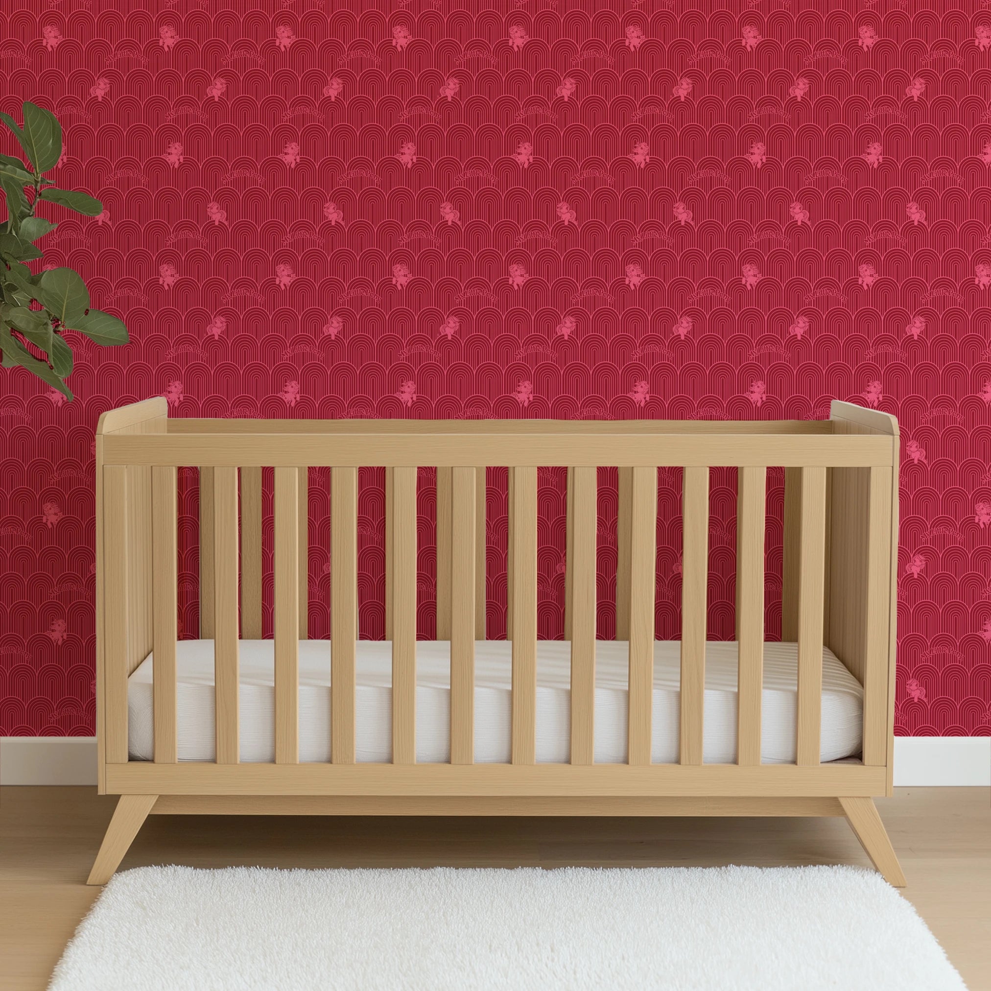 Hasbro My Little Pony Solid Arches on Pink Wallpaper