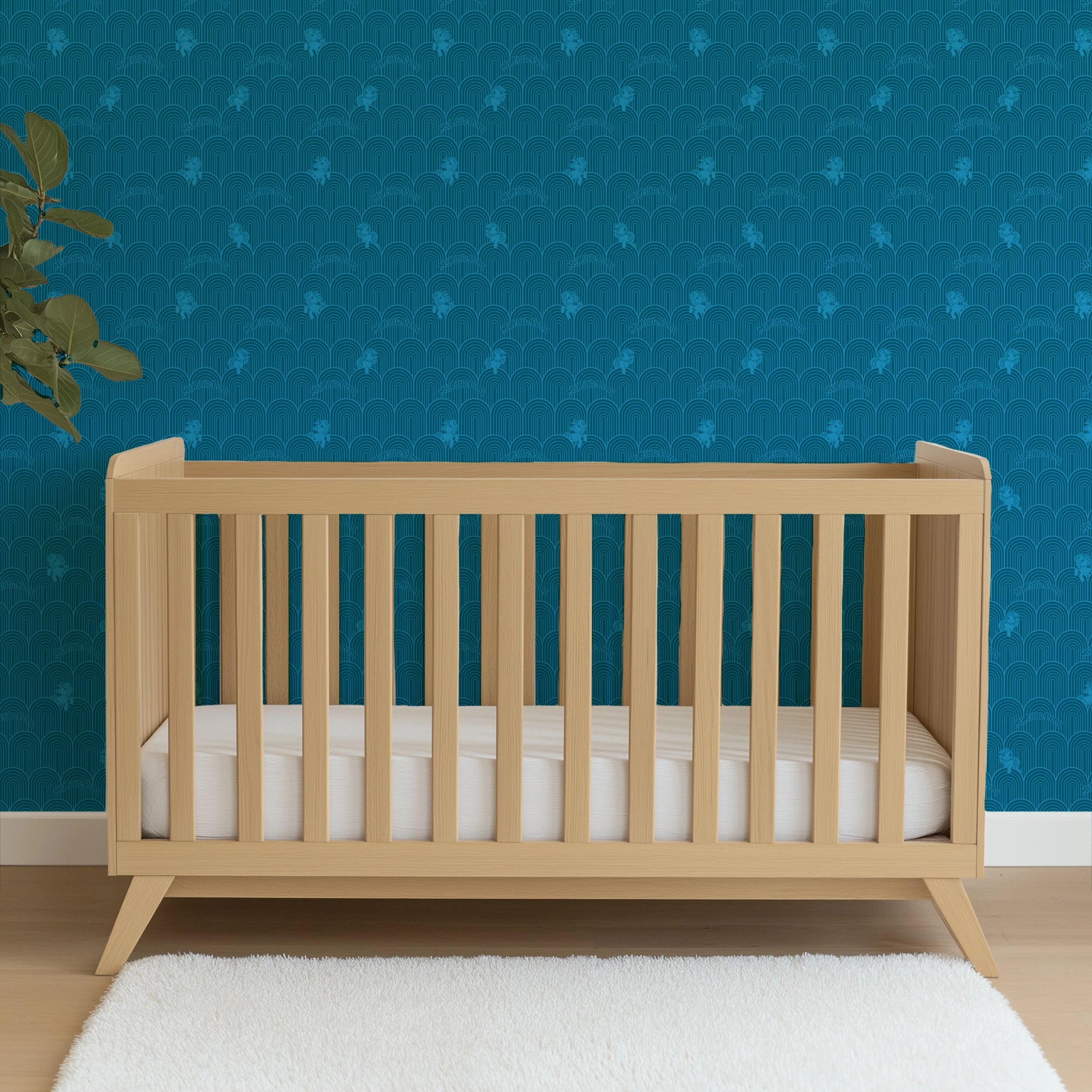 Hasbro My Little Pony Solid Arches on Blue Wallpaper