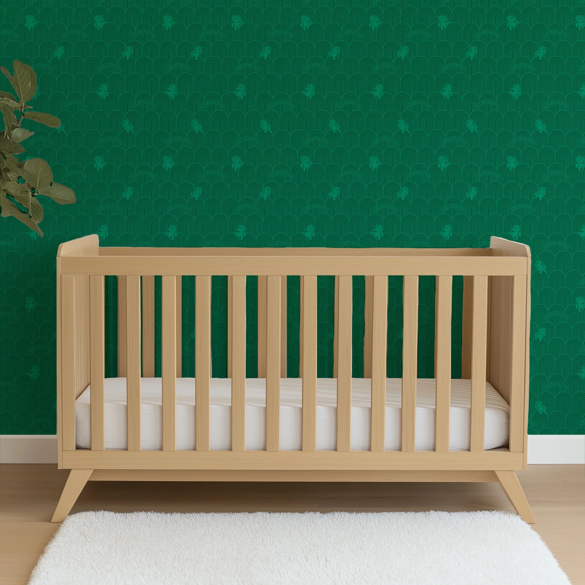 Hasbro My Little Pony Solid Arches on Green Wallpaper