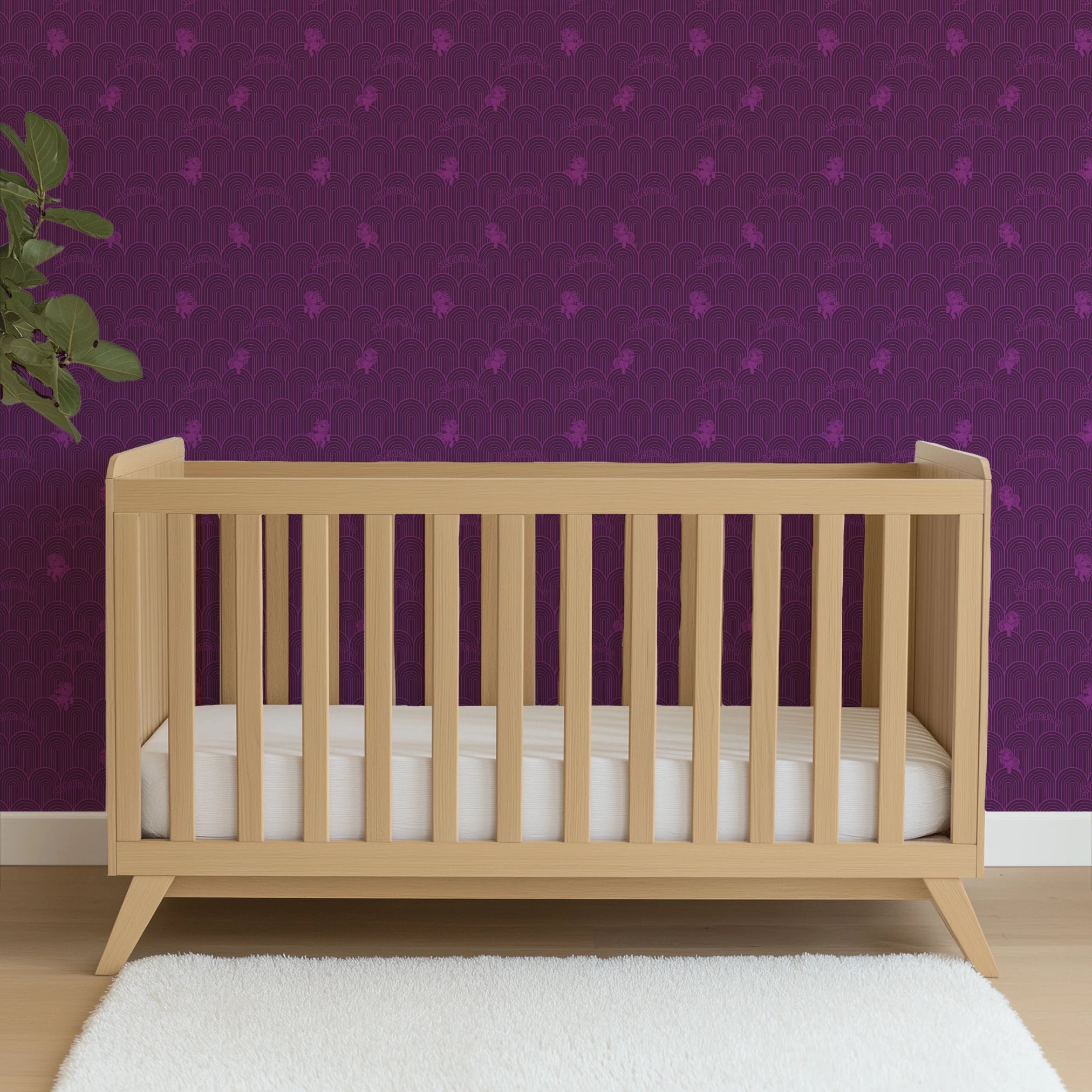 Hasbro My Little Pony Solid Arches on Purple Wallpaper