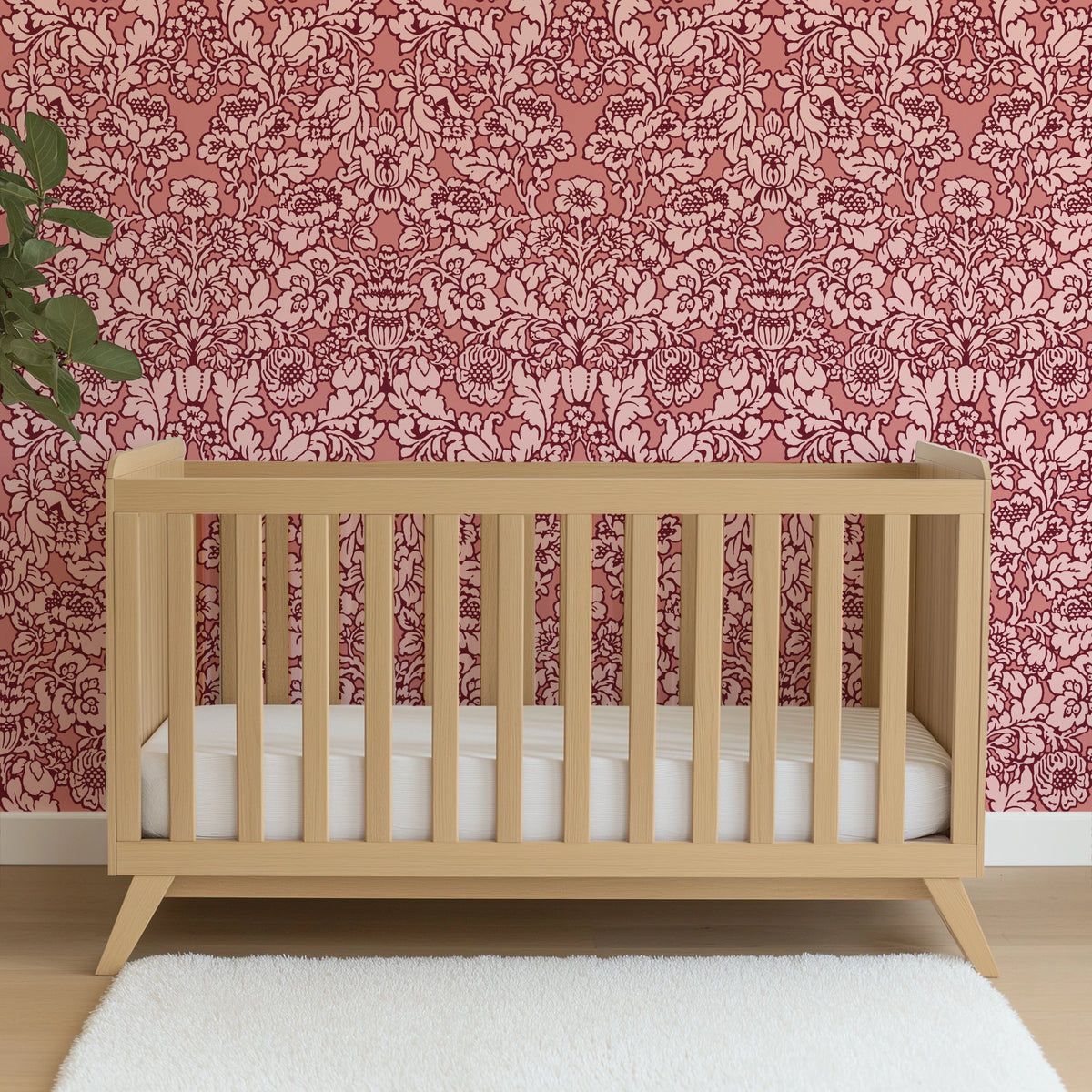Idela on Clove Pink Wallpaper