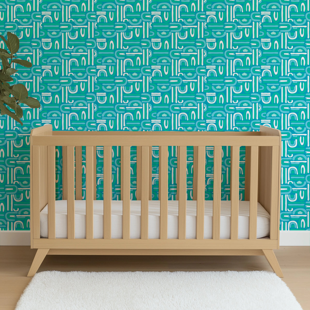 Hasbro Play-Doh Rainbow Arch on Blue Wallpaper