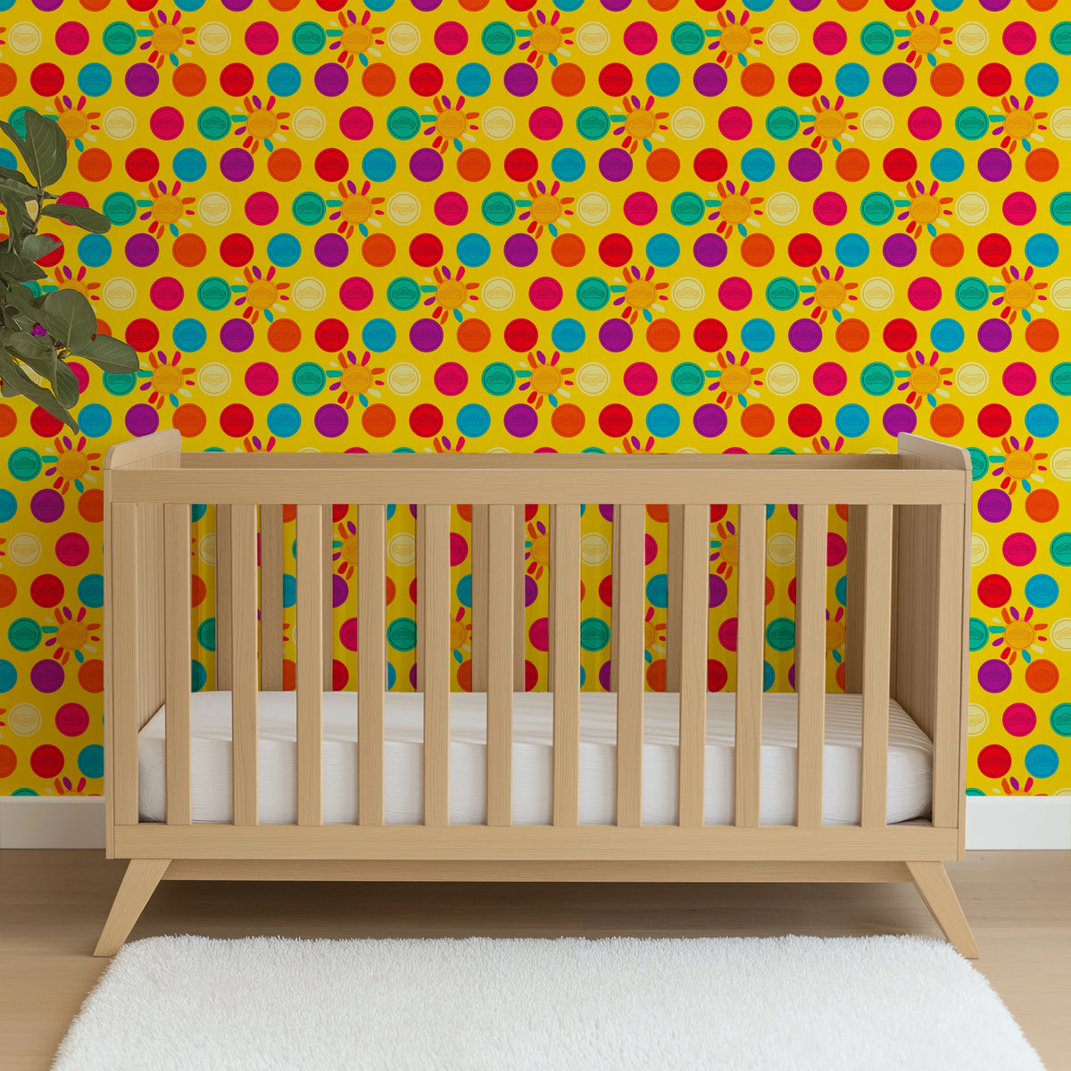 Hasbro Play-Doh Bright Multicolor Suns Wallpaper