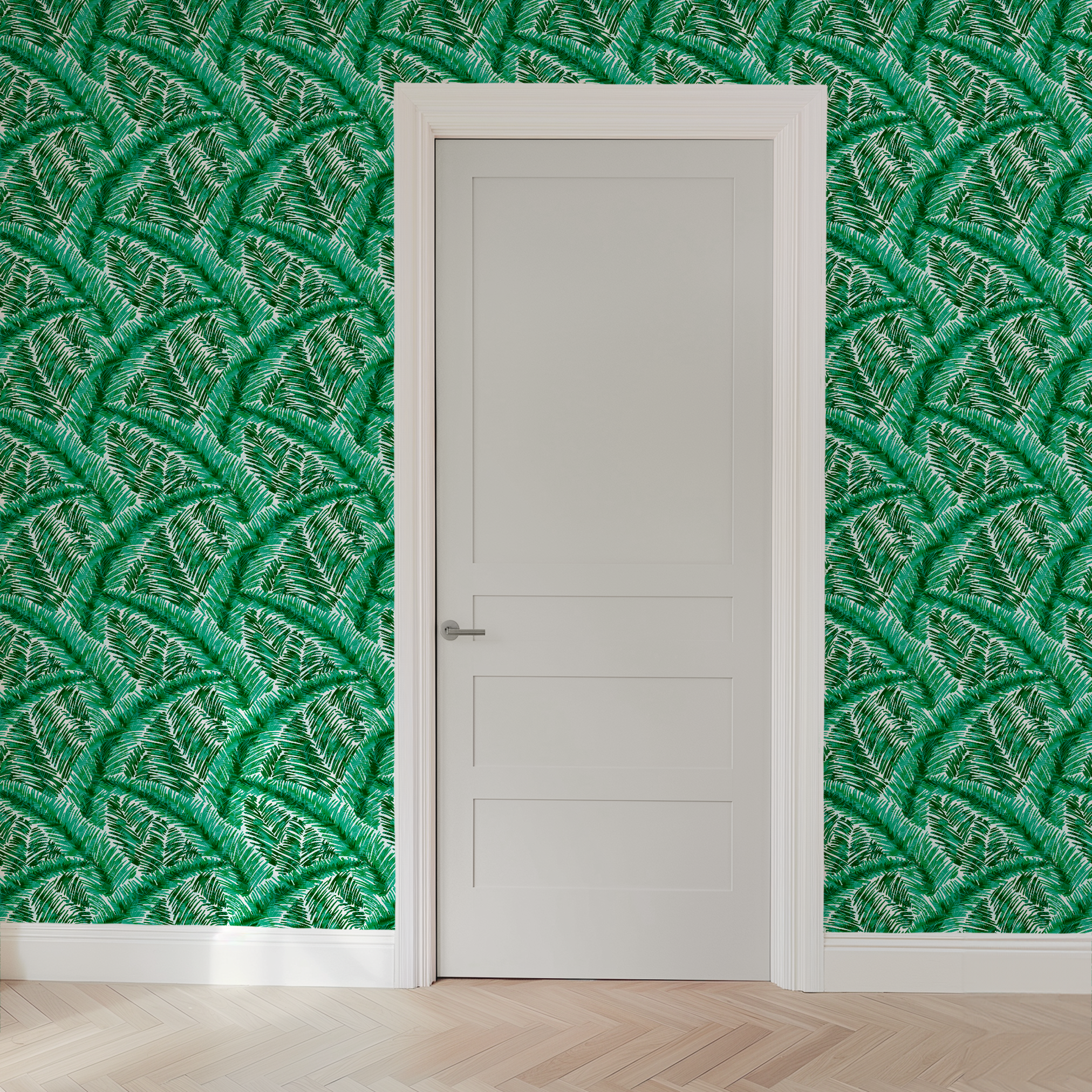wallpaper door mockup