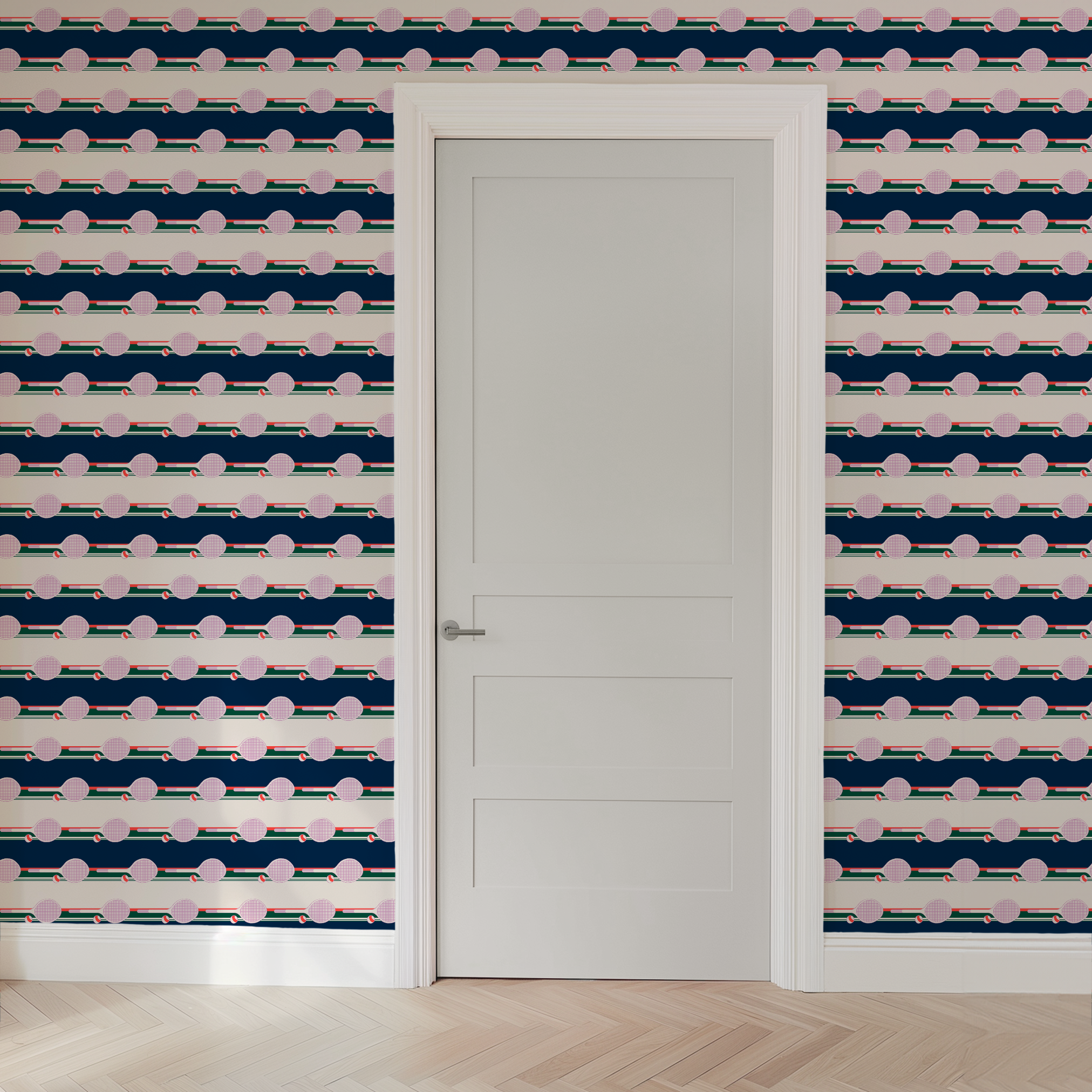 wallpaper door mockup