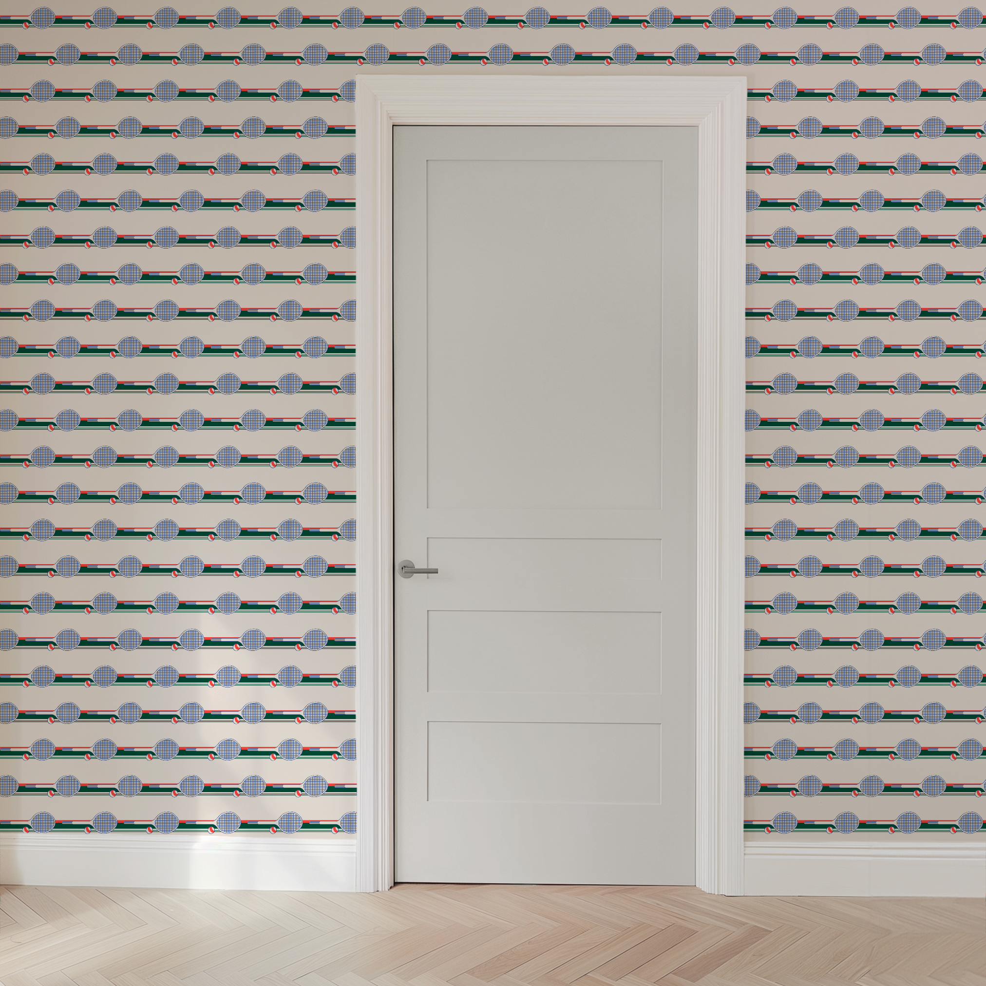 wallpaper door mockup