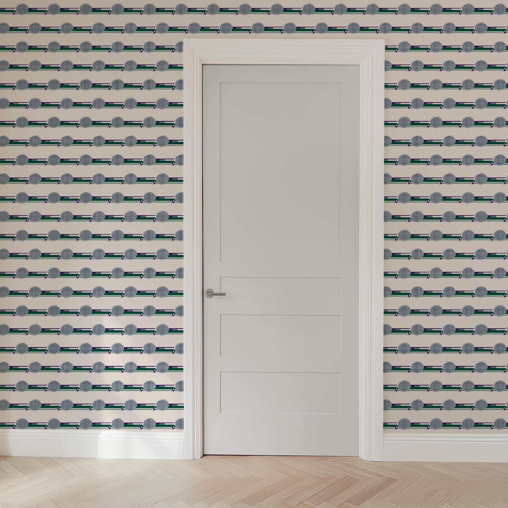 wallpaper door mockup