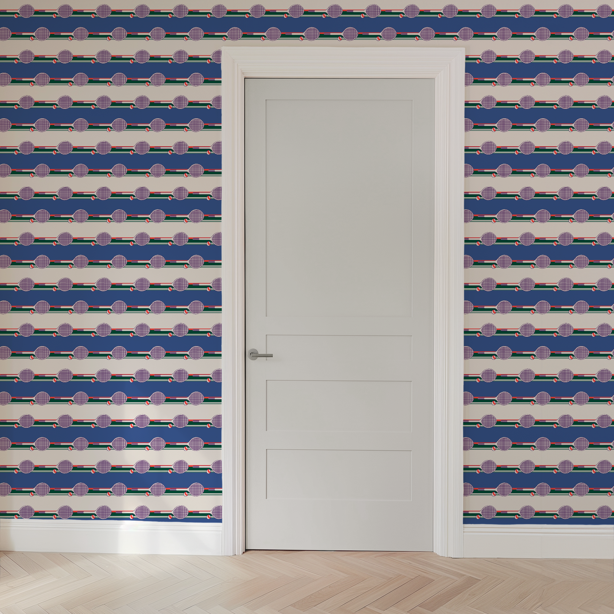 wallpaper door mockup
