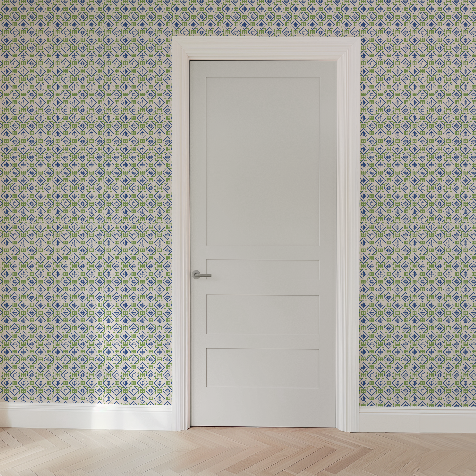 wallpaper door mockup