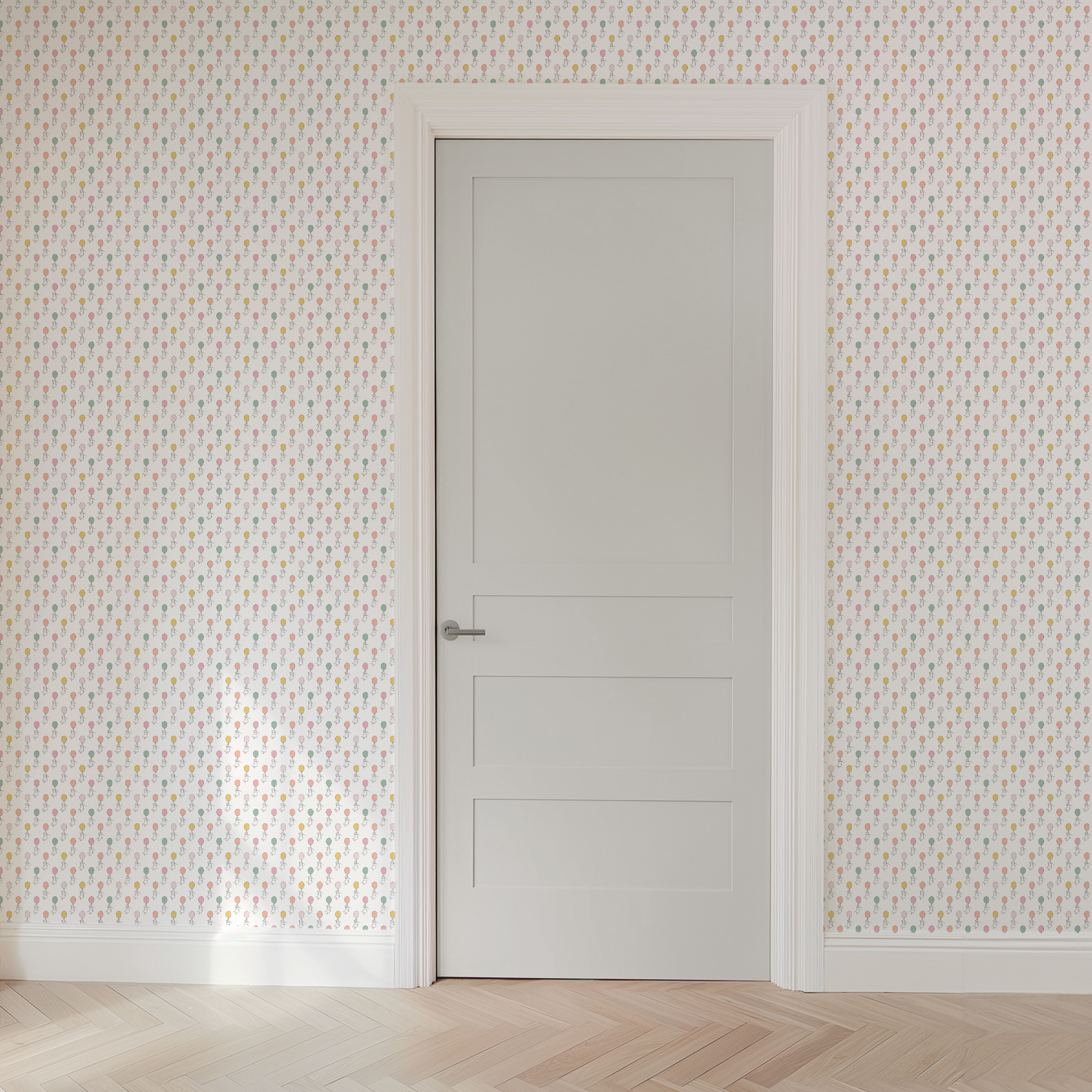  wallpaper door mockup