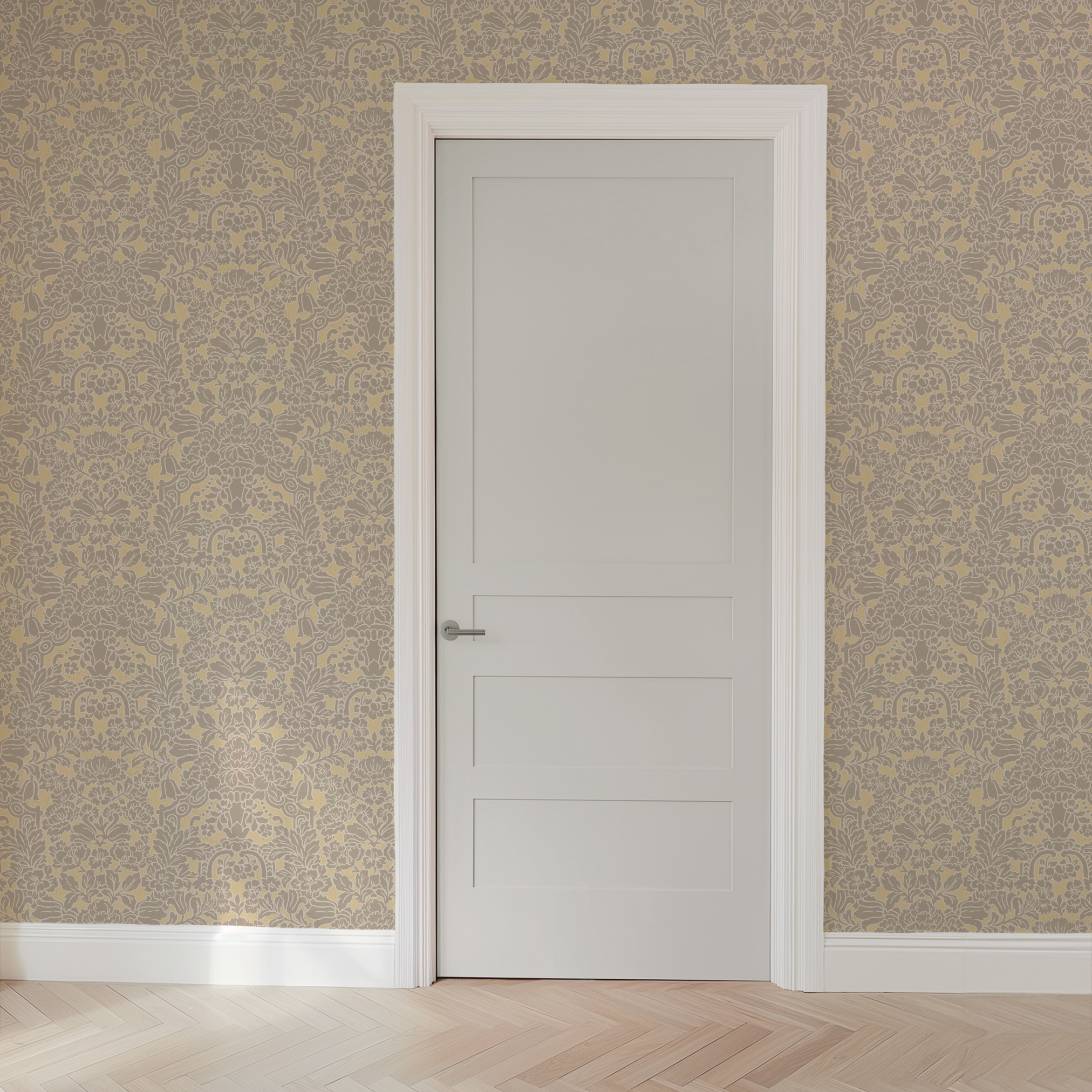 wallpaper door mockup