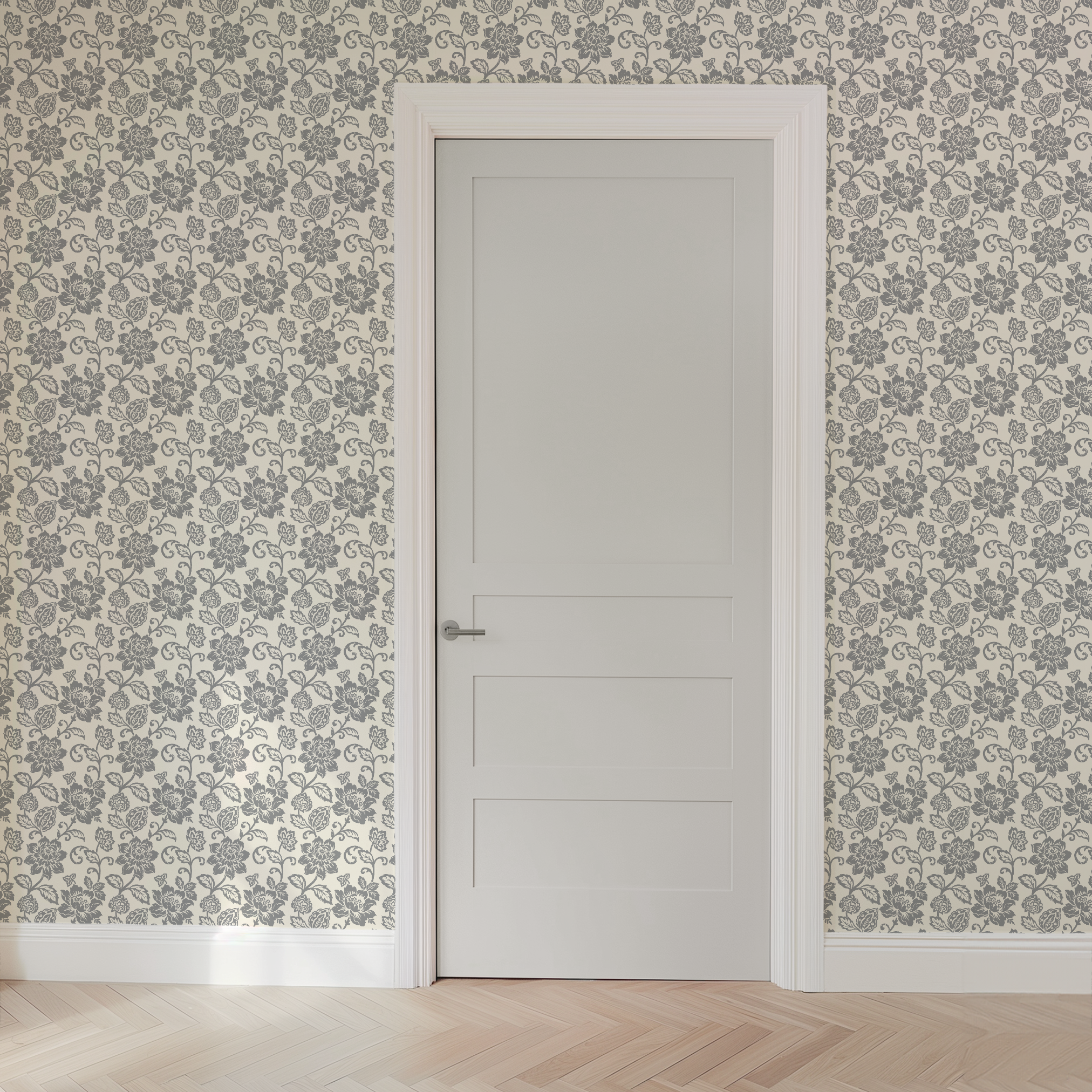 wallpaper door mockup