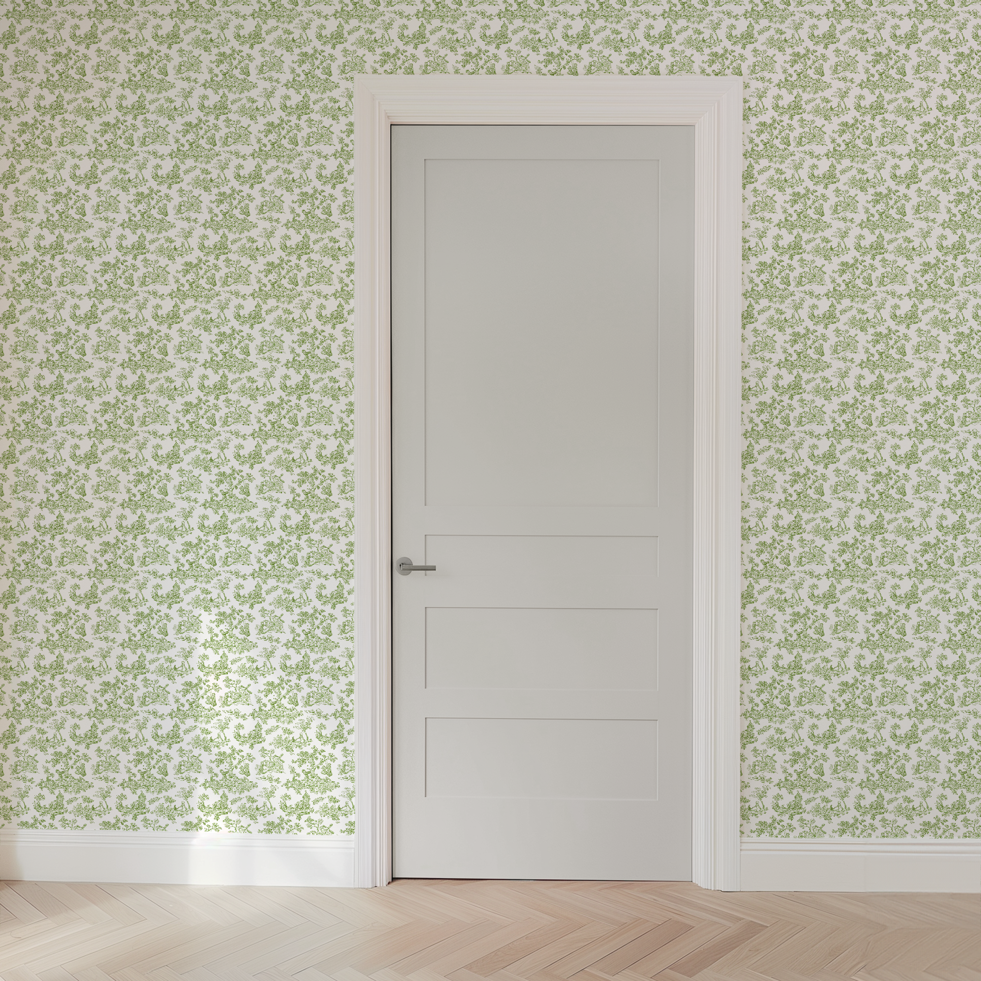 wallpaper door mockup