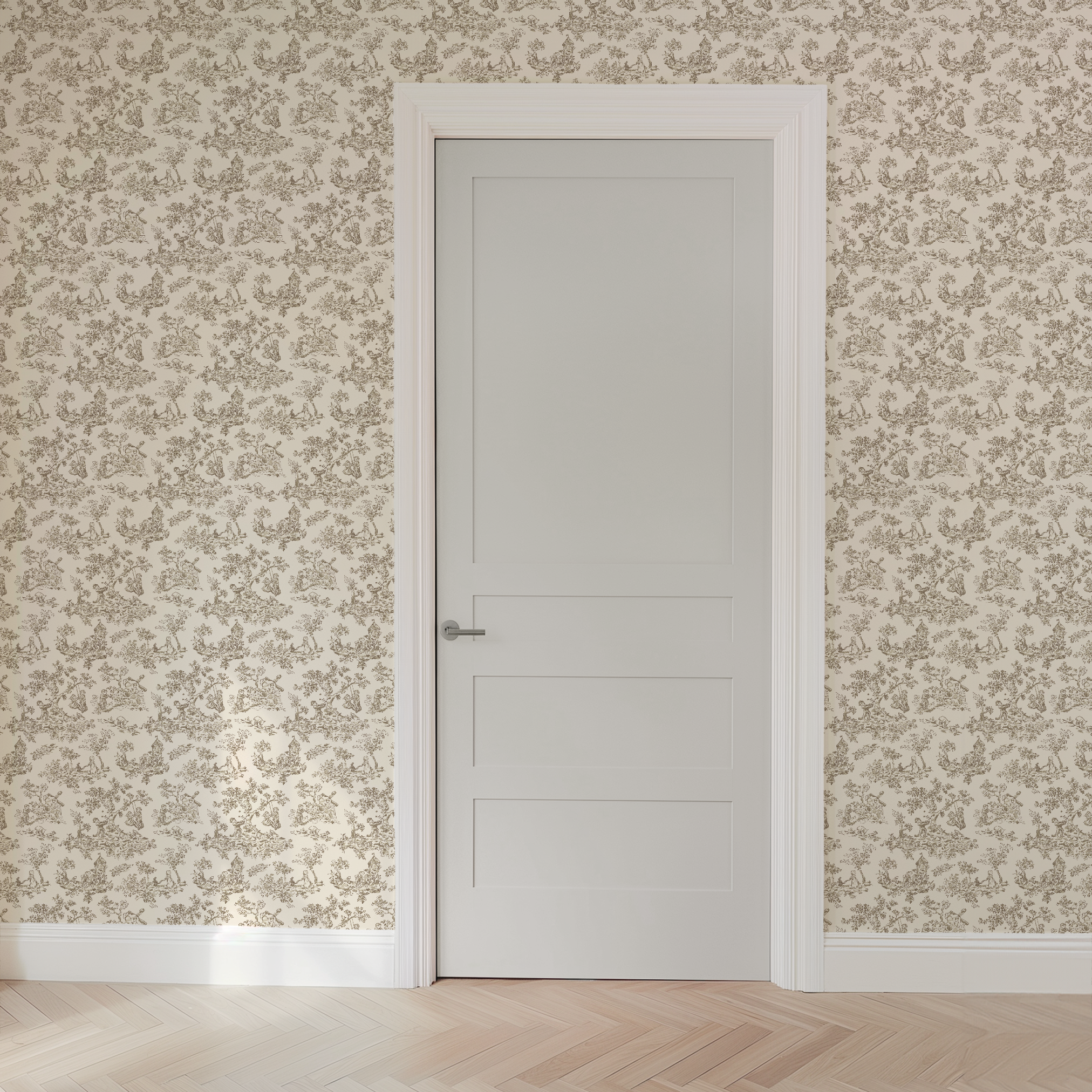 wallpaper door mockup