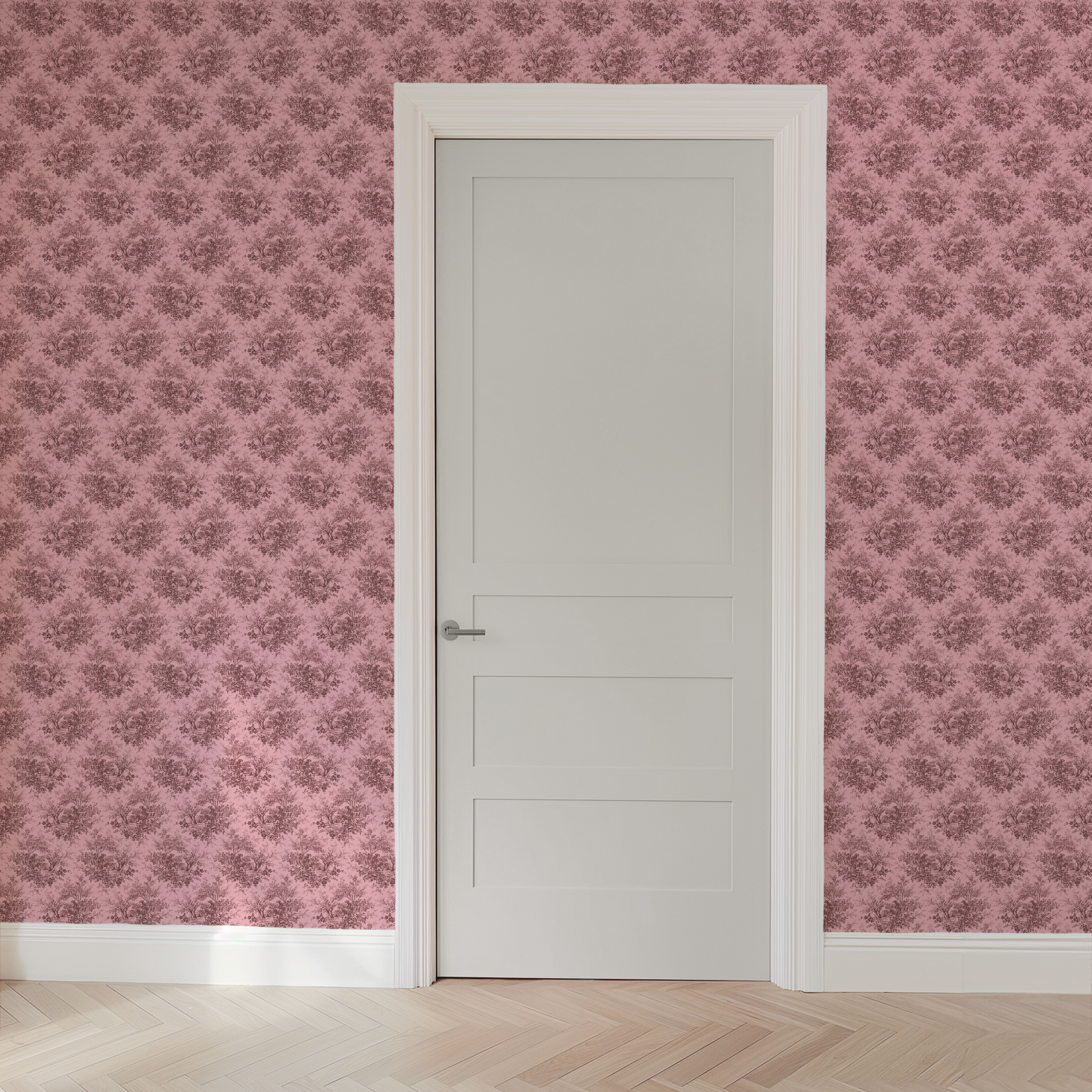 wallpaper door mockup