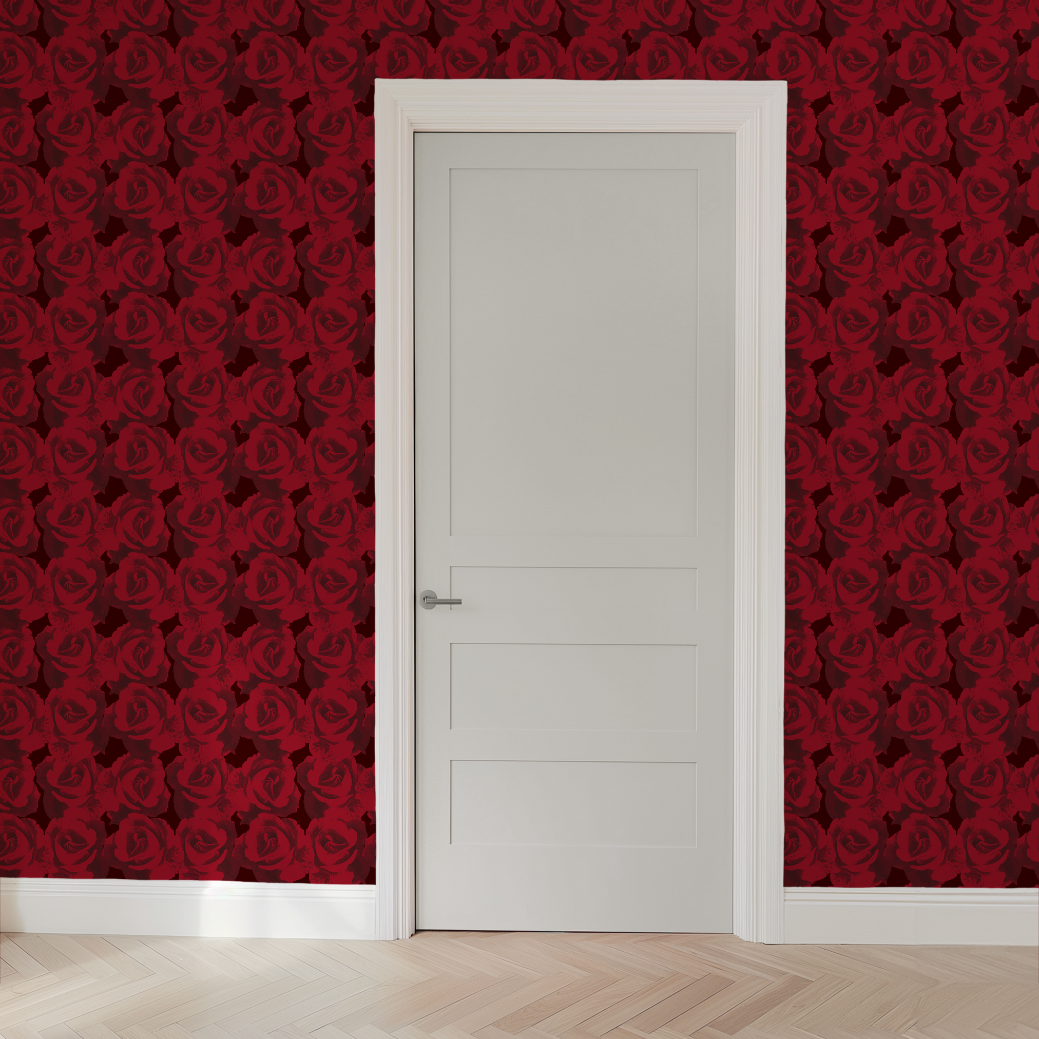 wallpaper door mockup