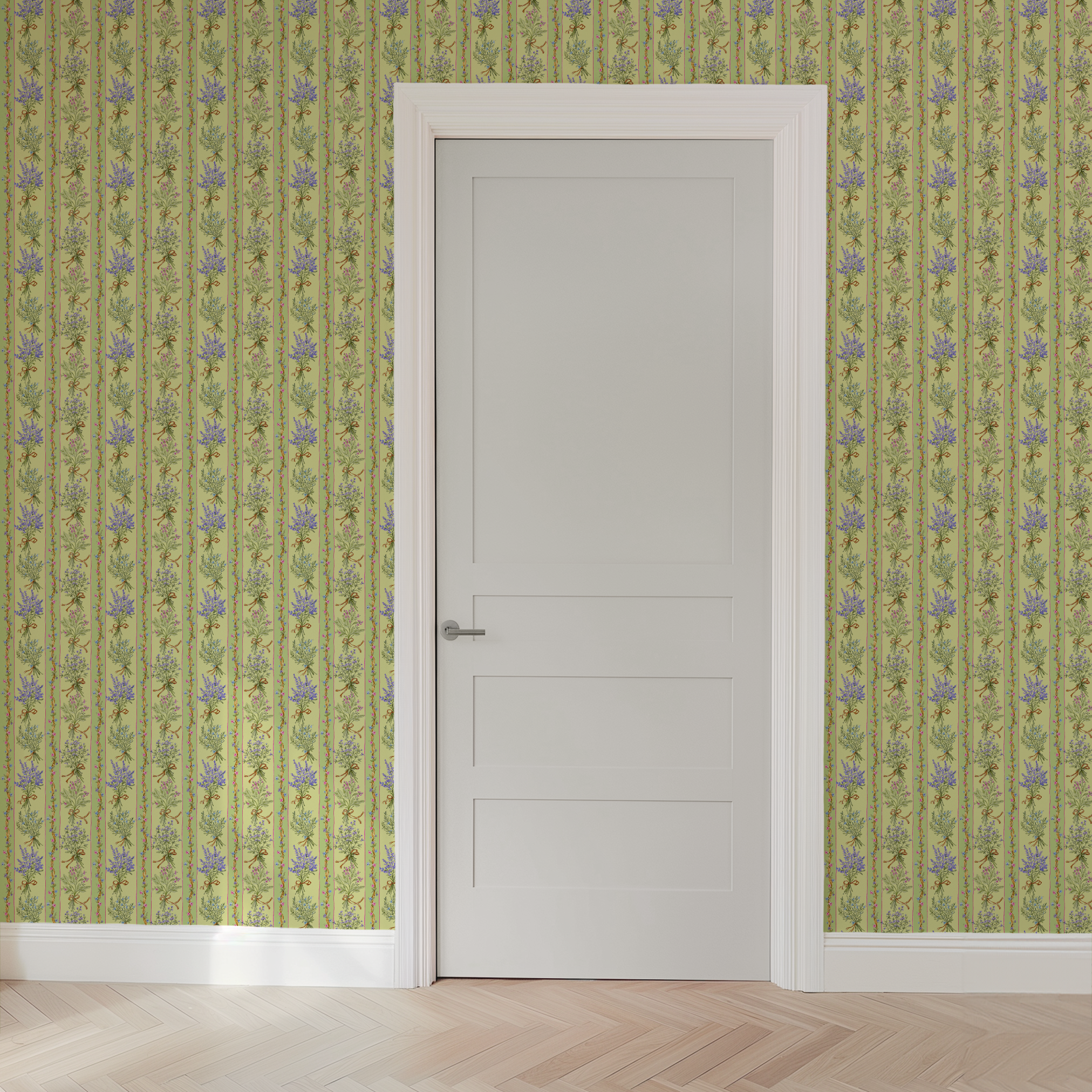 wallpaper door mockup