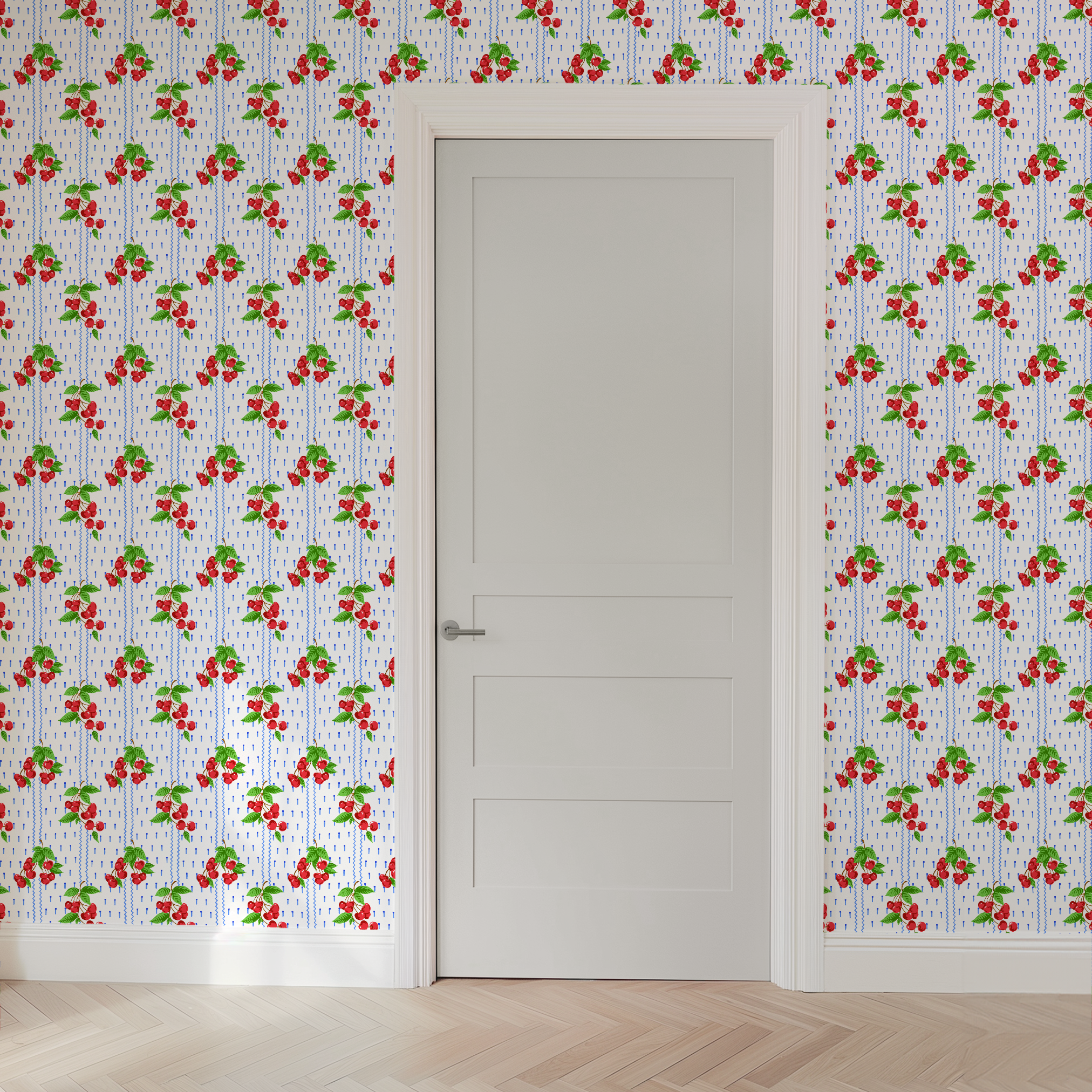 wallpaper door mockup