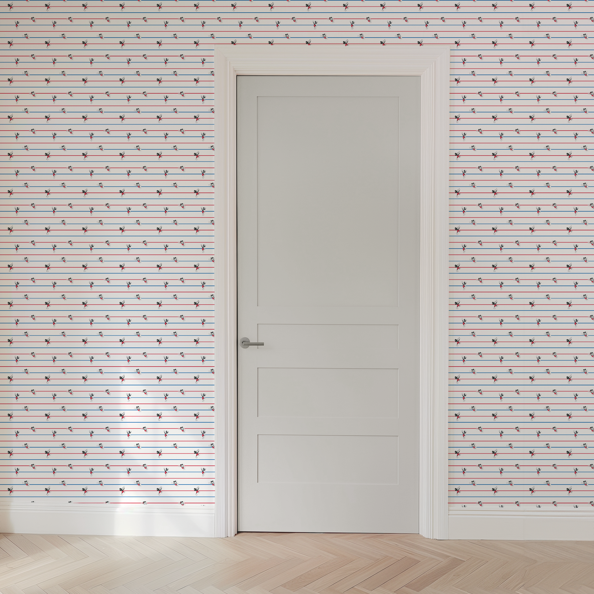  wallpaper door mockup