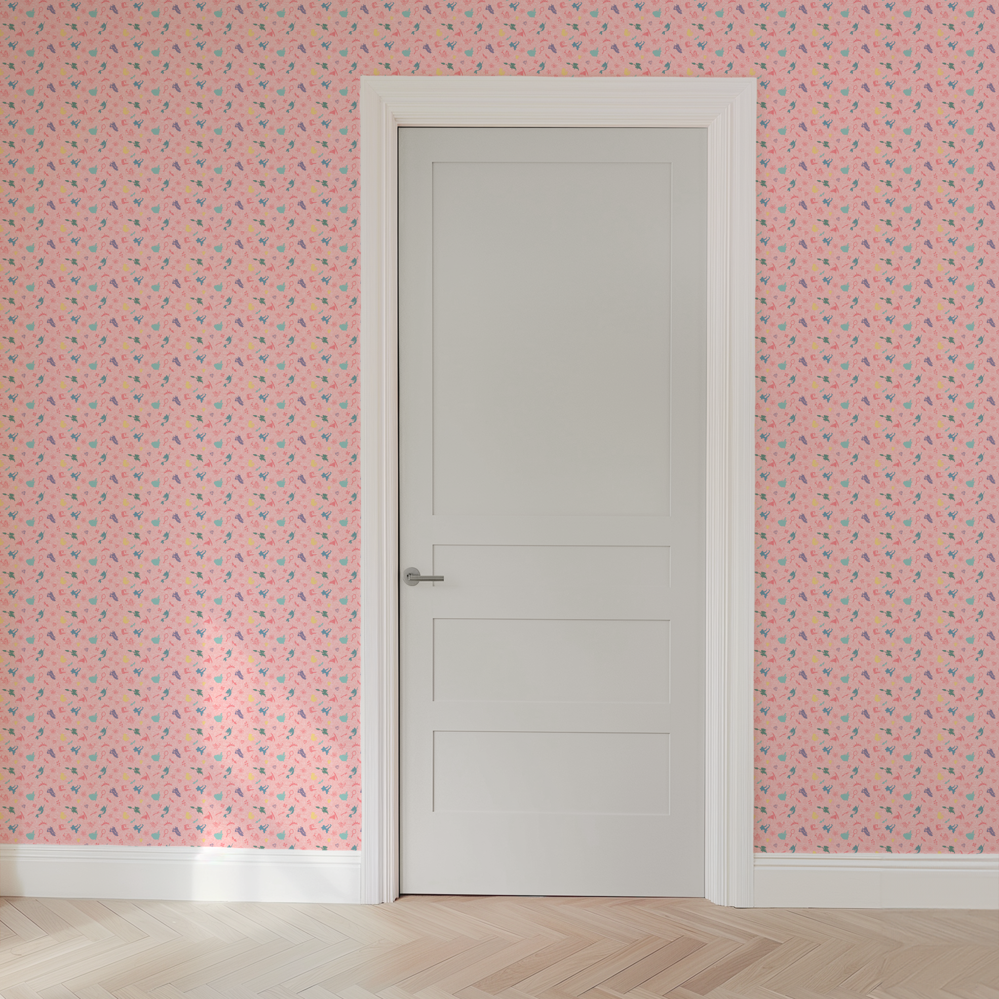  wallpaper door mockup