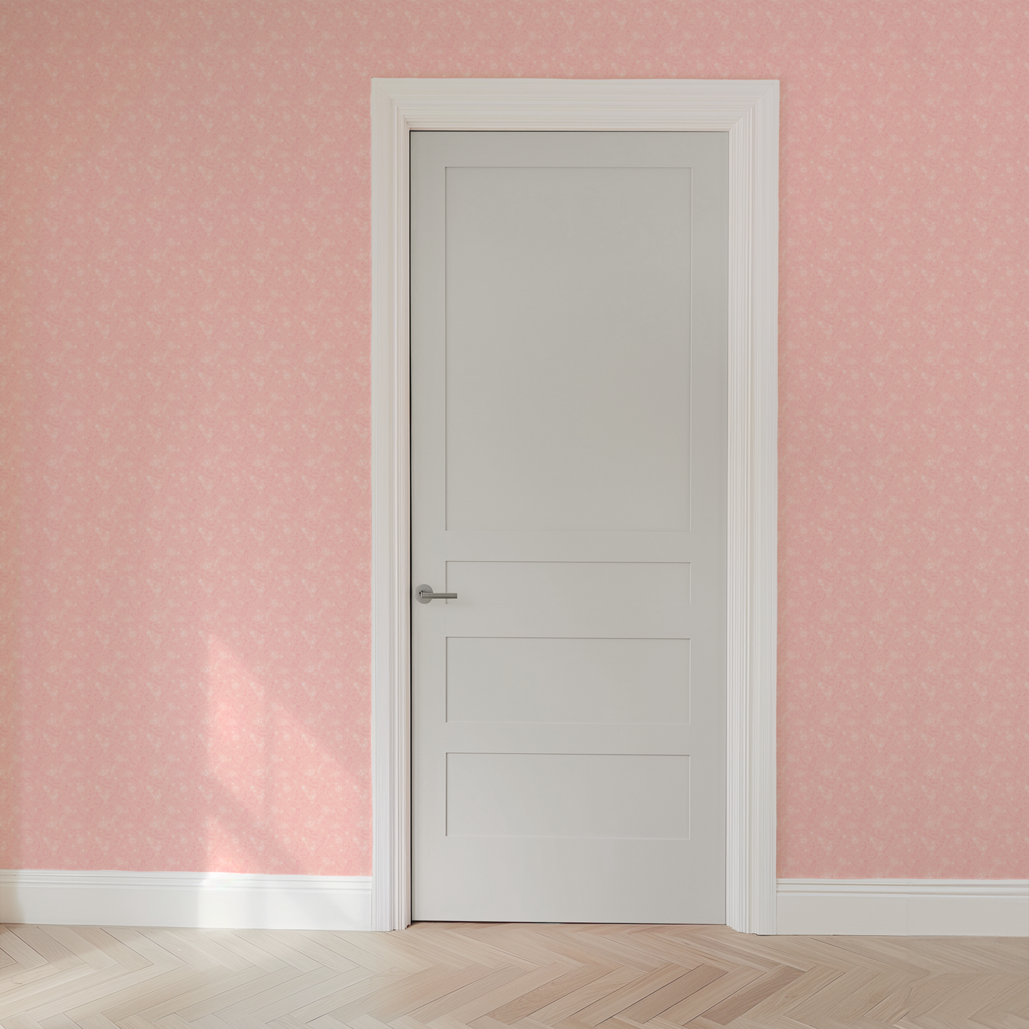  wallpaper door mockup